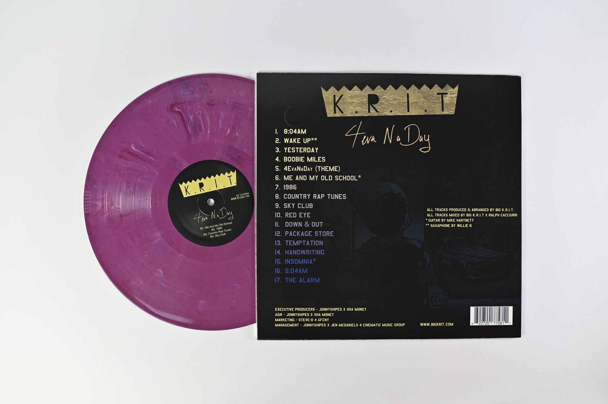 Big K.R.I.T. - The Underground Edition on Nature Sounds Ltd Purple Marbled / Gold Box Set