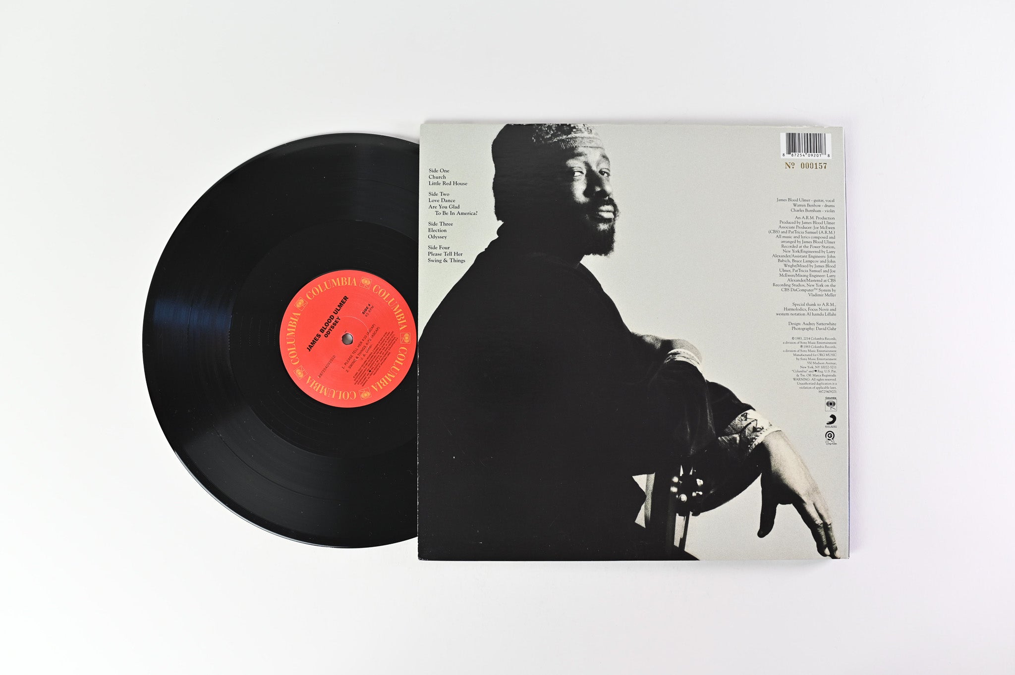 James Blood Ulmer - Odyssey on ORG - Numbered 45 RPM