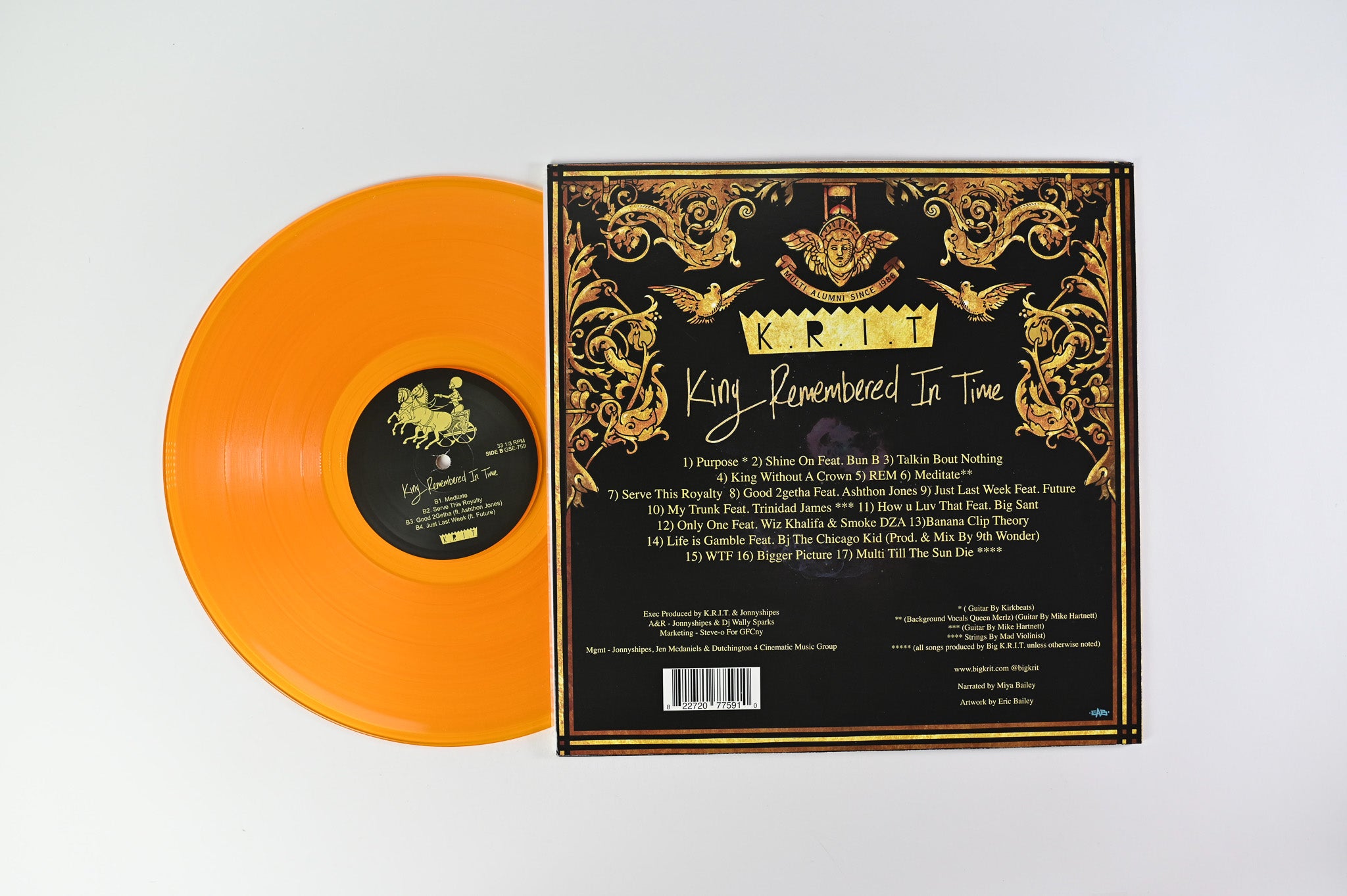 Big K.R.I.T. - The Underground Edition on Nature Sounds Ltd Purple Marbled / Gold Box Set