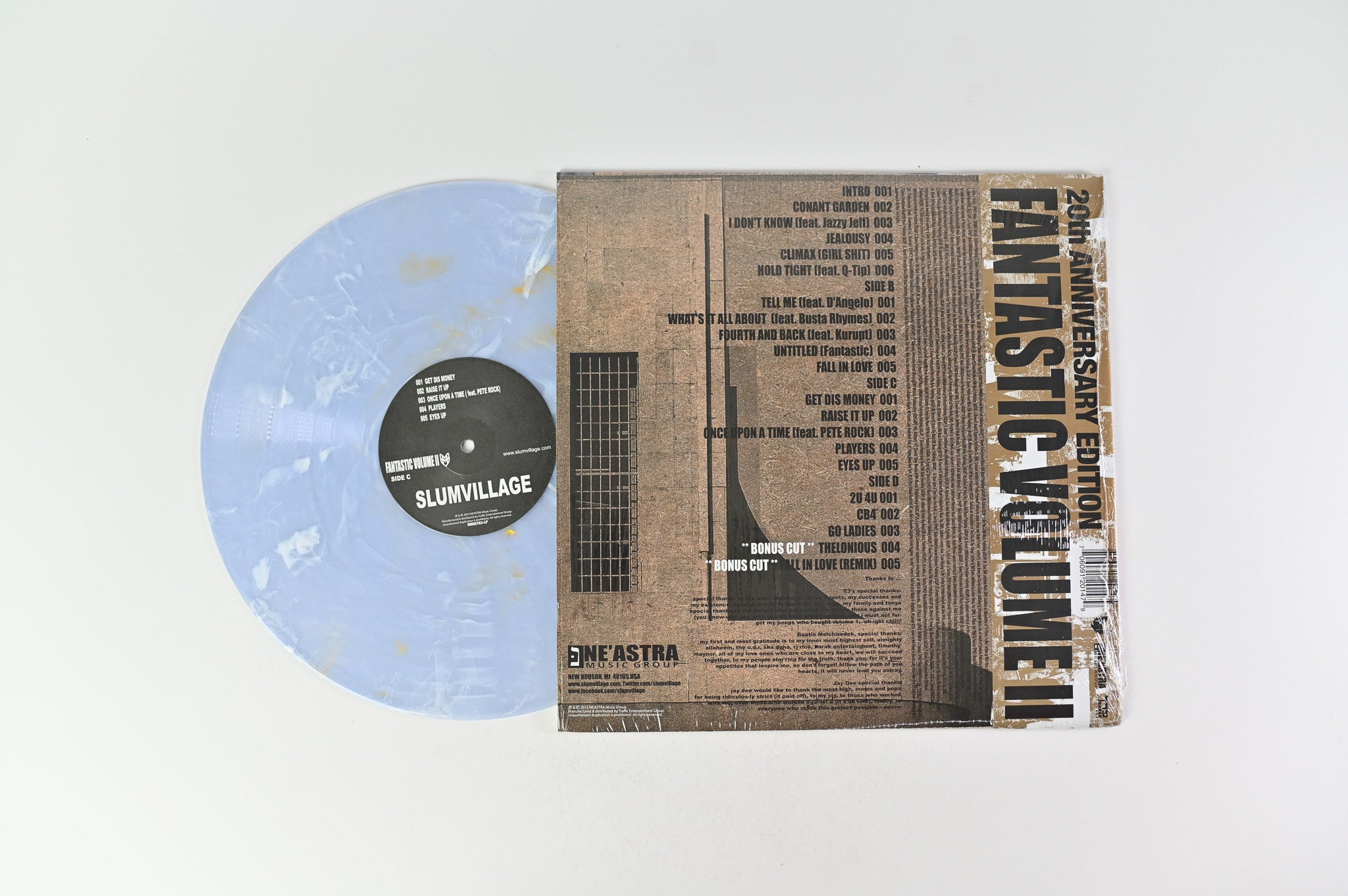 Slum Village - Fantastic, Vol. 2 on Ne'Astra Music Group RSD 2021 Ltd Silver Gold Marble Reissue
