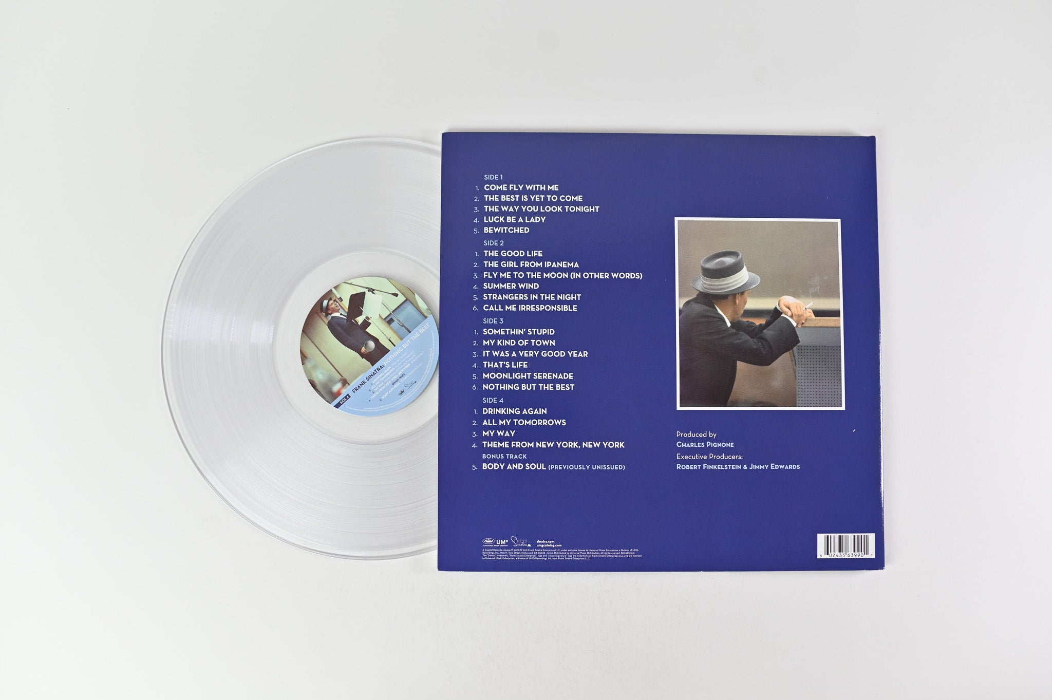 Frank Sinatra - Nothing But The Best on Capitol Ltd Blue / Clear Transparent