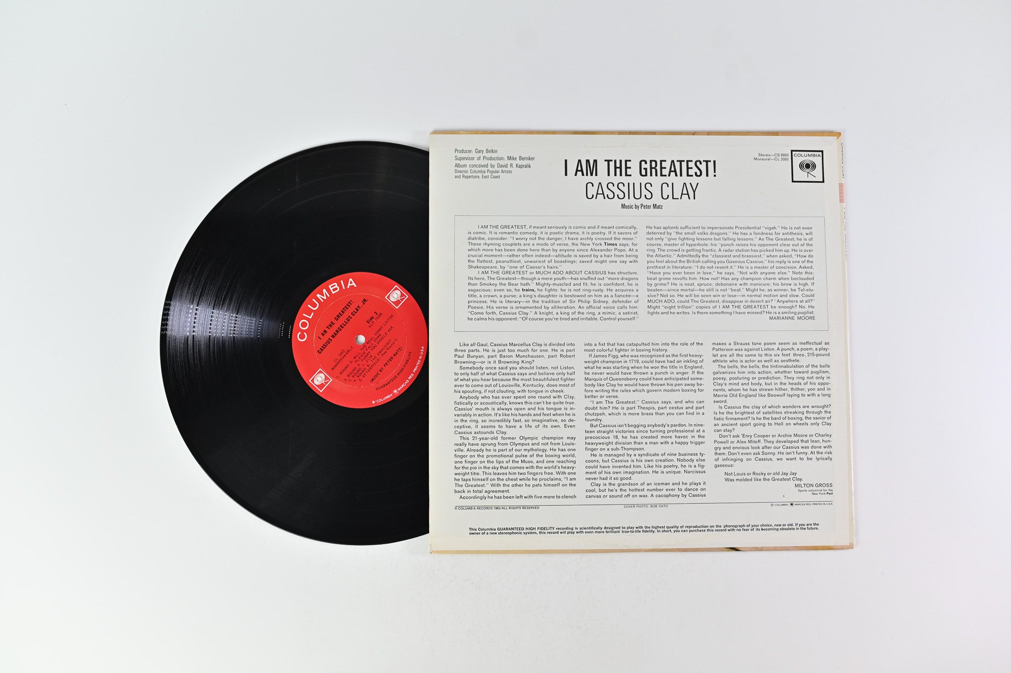 Cassius Clay - I Am The Greatest! on Columbia Mono