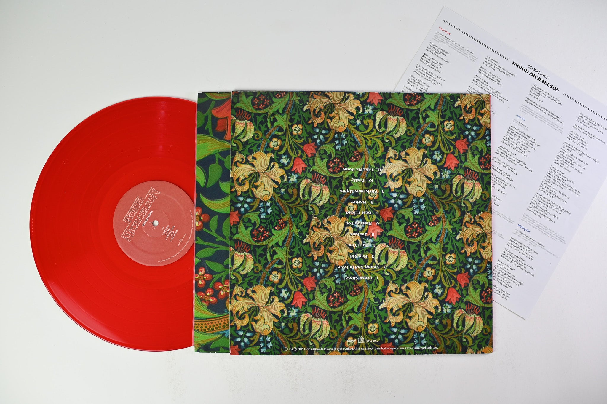 Ingrid Michaelson - Stranger Songs on Cabin 24 Records - Red Vinyl