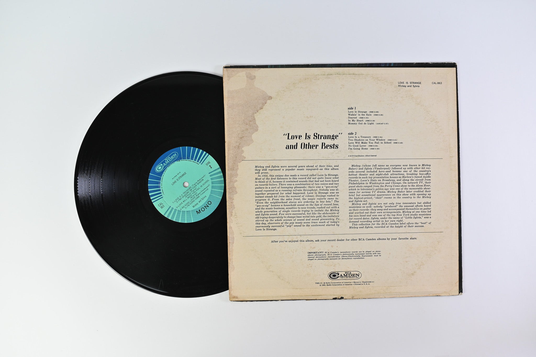 Mickey & Sylvia - Love Is Strange on RCA Camden