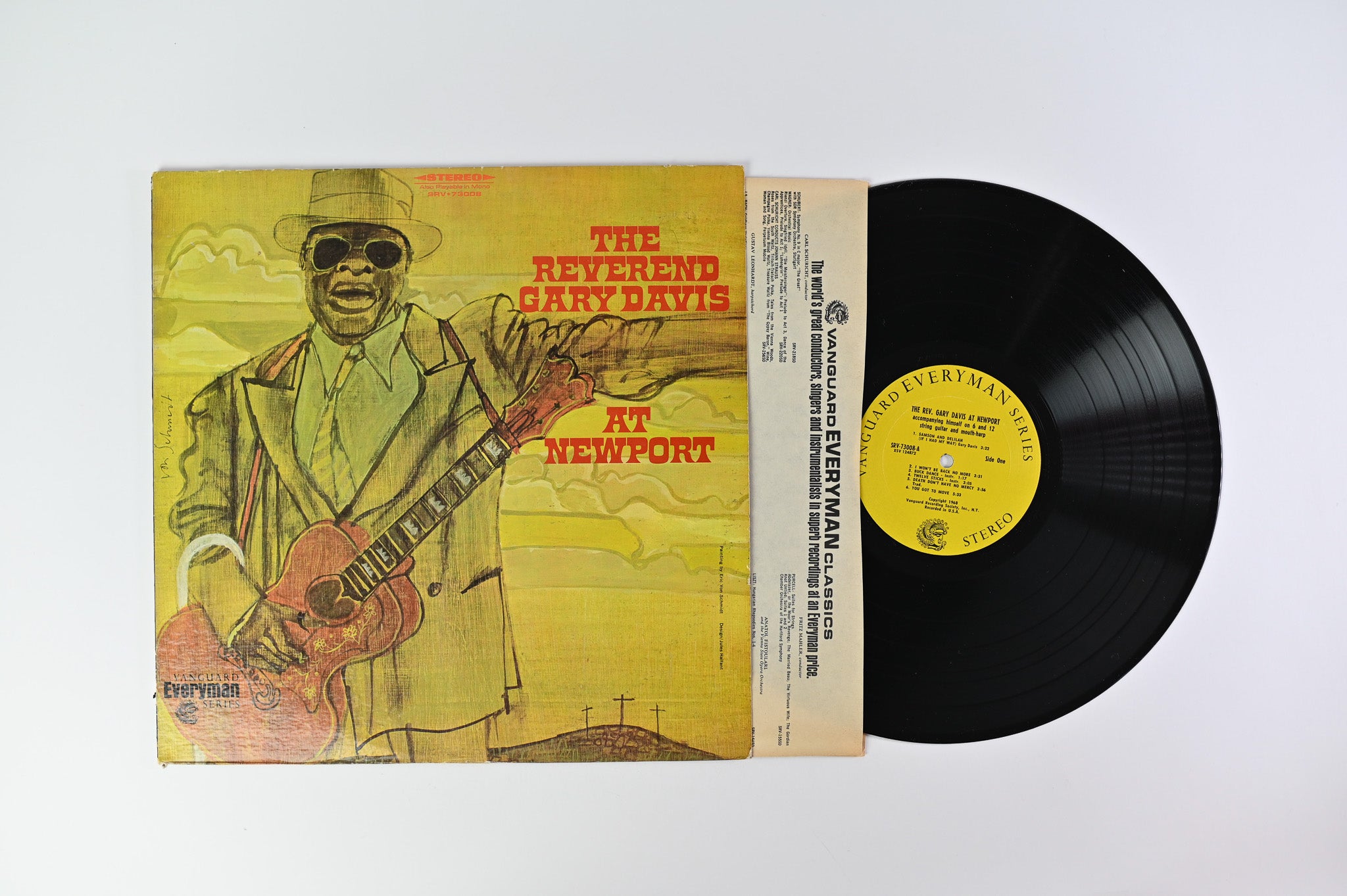 Rev. Gary Davis - The Reverend Gary Davis At Newport on Vanguard Everyman Seried