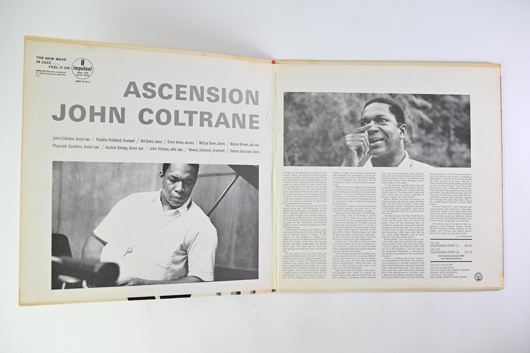 John Coltrane – Ascension (Edition II) on Impulse! / ABC Records