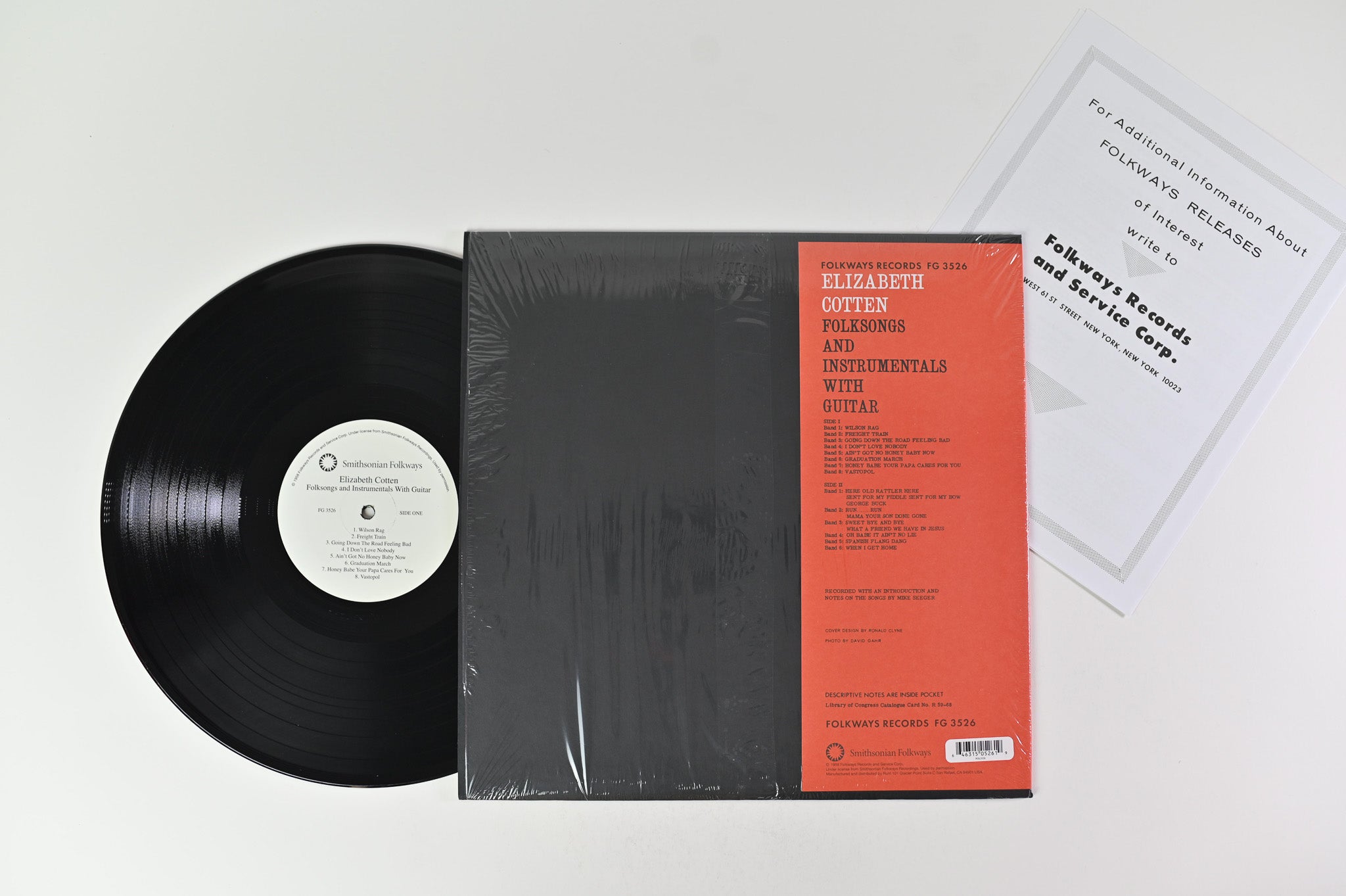 Elizabeth Cotten - Folksongs And Instrumentals With Guitar on Smithsonian Folkways Reissue