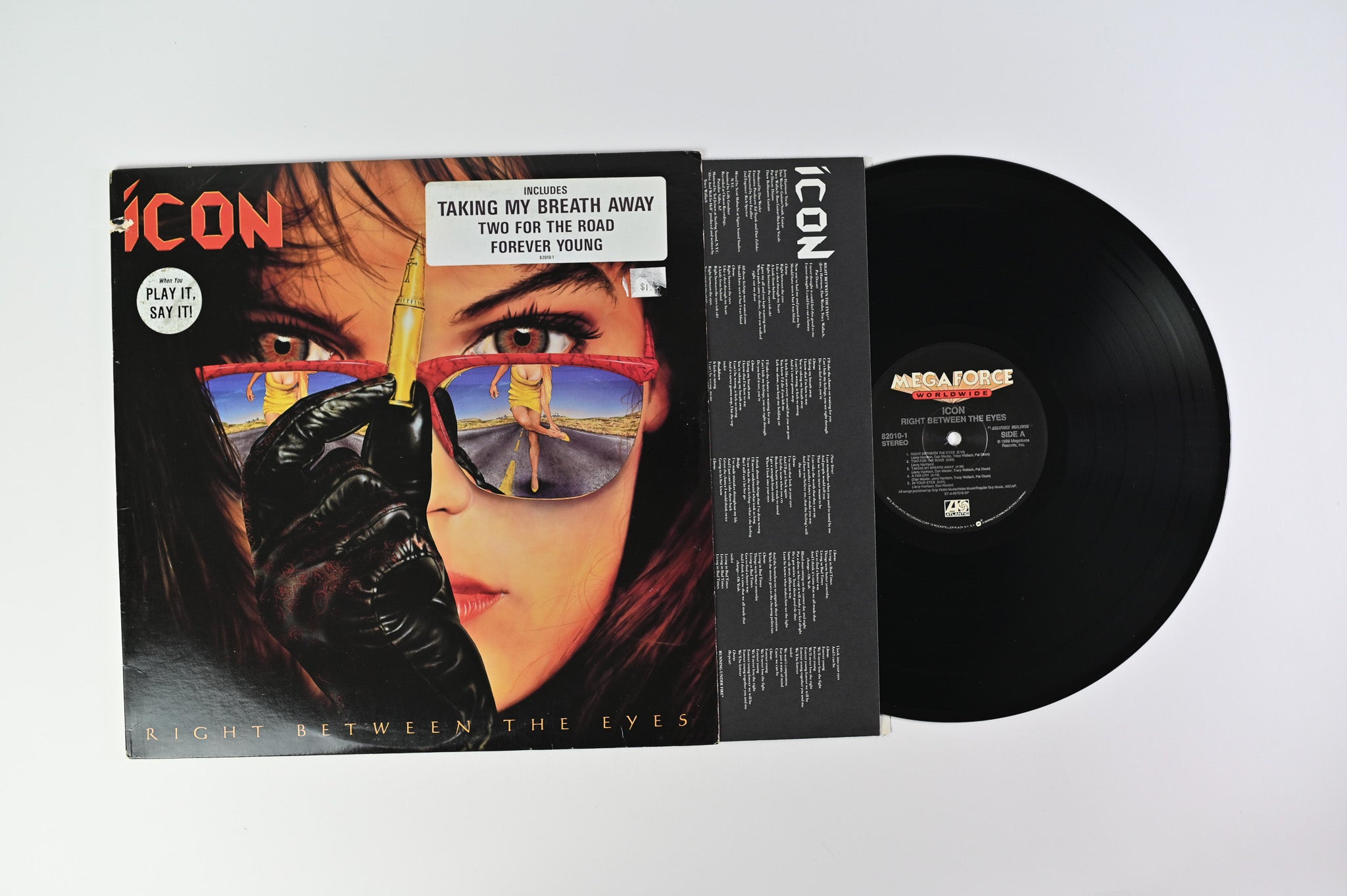 Icon - Right Between The Eyes on Megaforce Worldwide