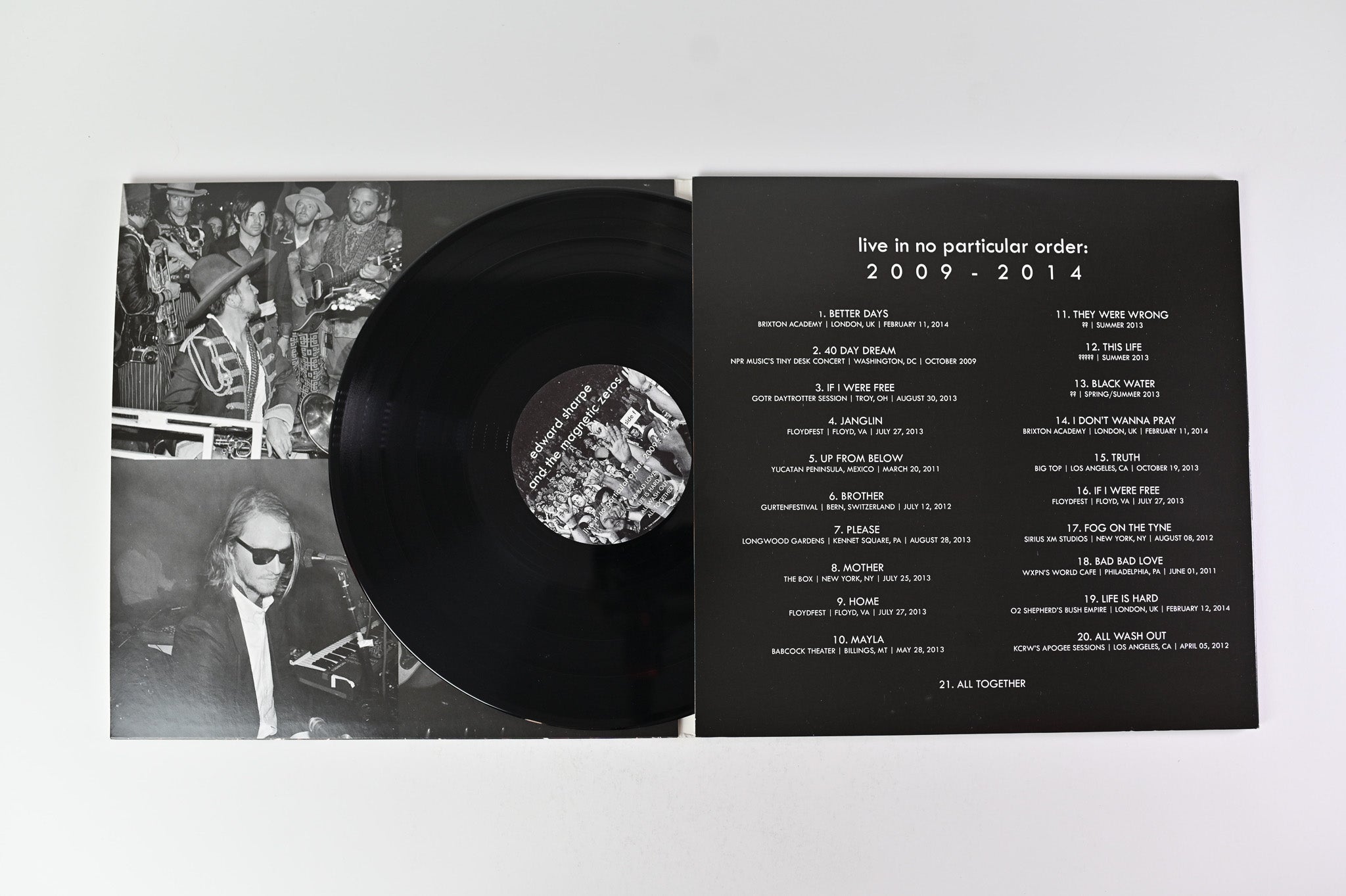 Edward Sharpe And The Magnetic Zeros - Live In No Particular Order: 2009-2014 on Community Music