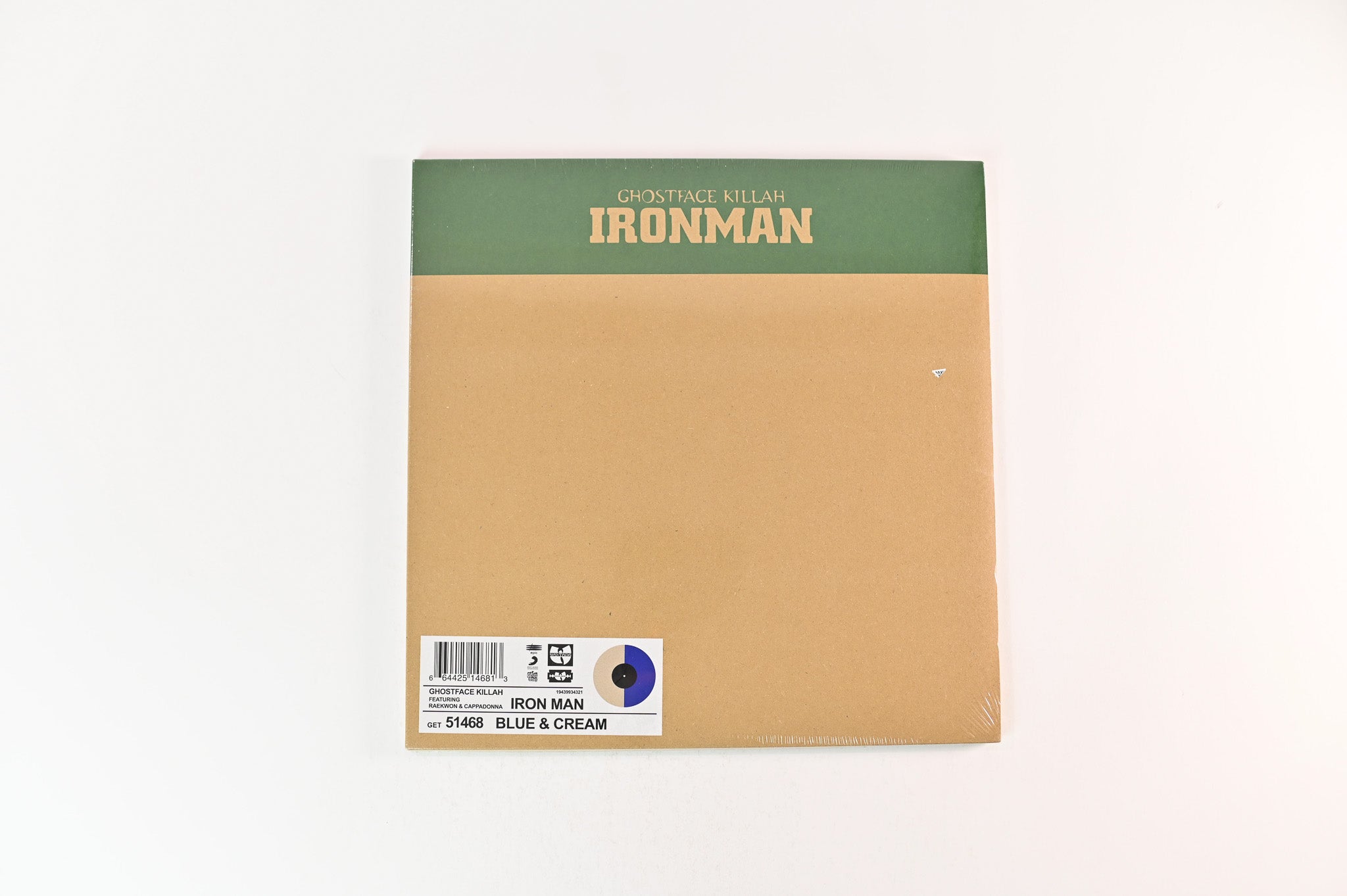 Ghostface Killah - Ironman (25th Anniversary Edition) on Get on Down Ltd Blue & Cream Reissue Sealed