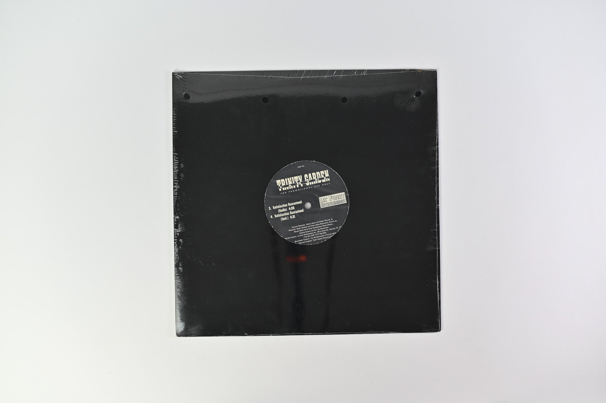 Trinity Garden Cartel - Judge Me With 12 / Satisfaction Guaranteed on Lil Funky 12" Promo Sealed