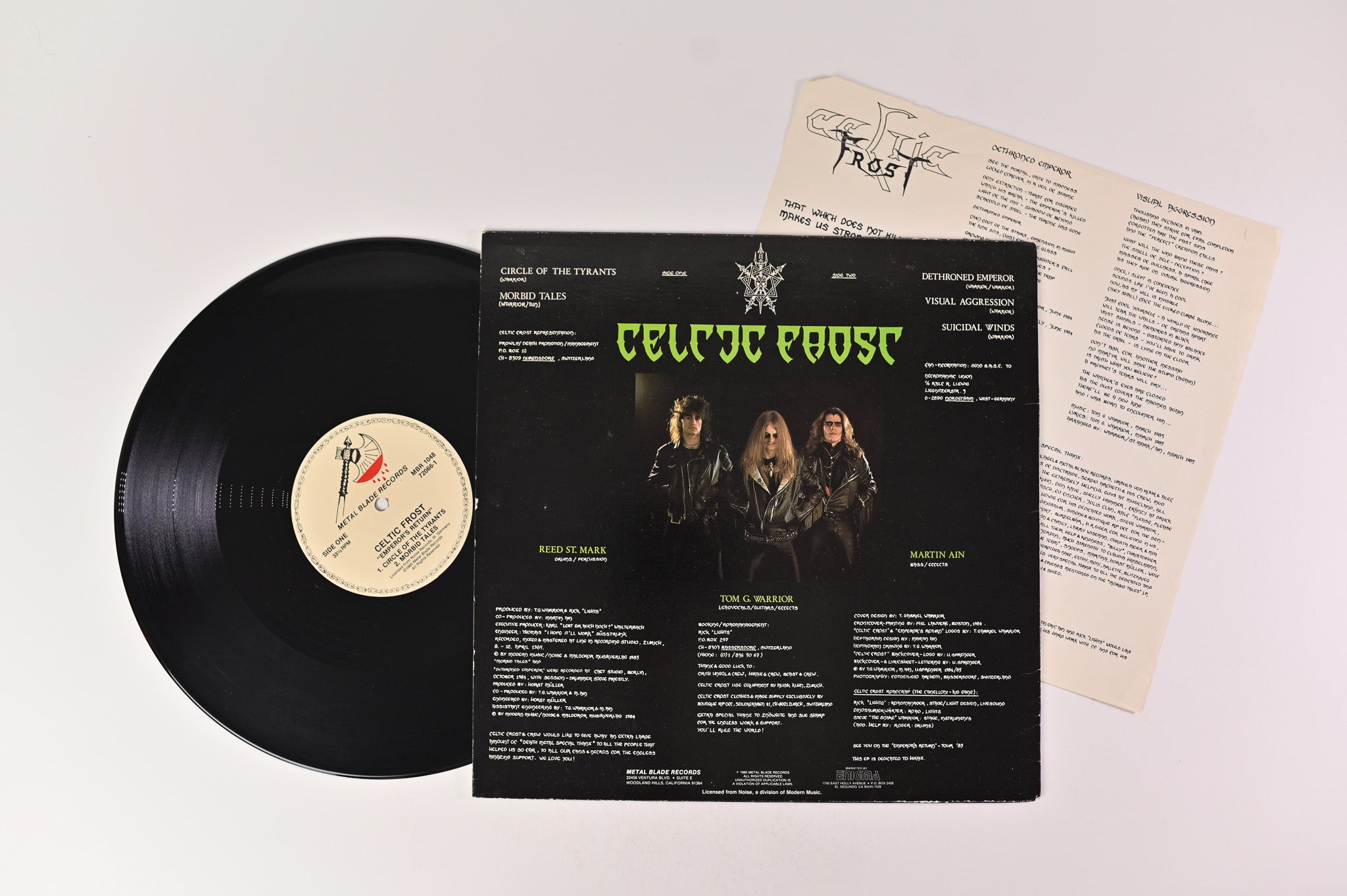 Celtic Frost - Emperor's Return on Metal Blade