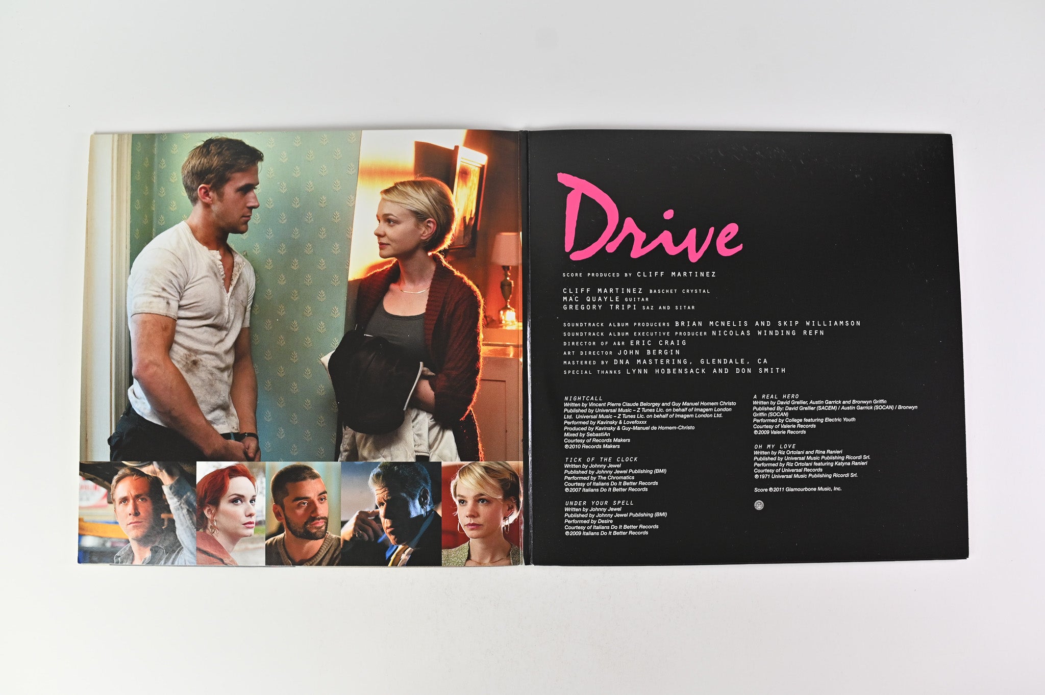 Cliff Martinez - Drive (Original Motion Picture Soundtrack) on Lakeshore Ltd Gold Transparent Reissue
