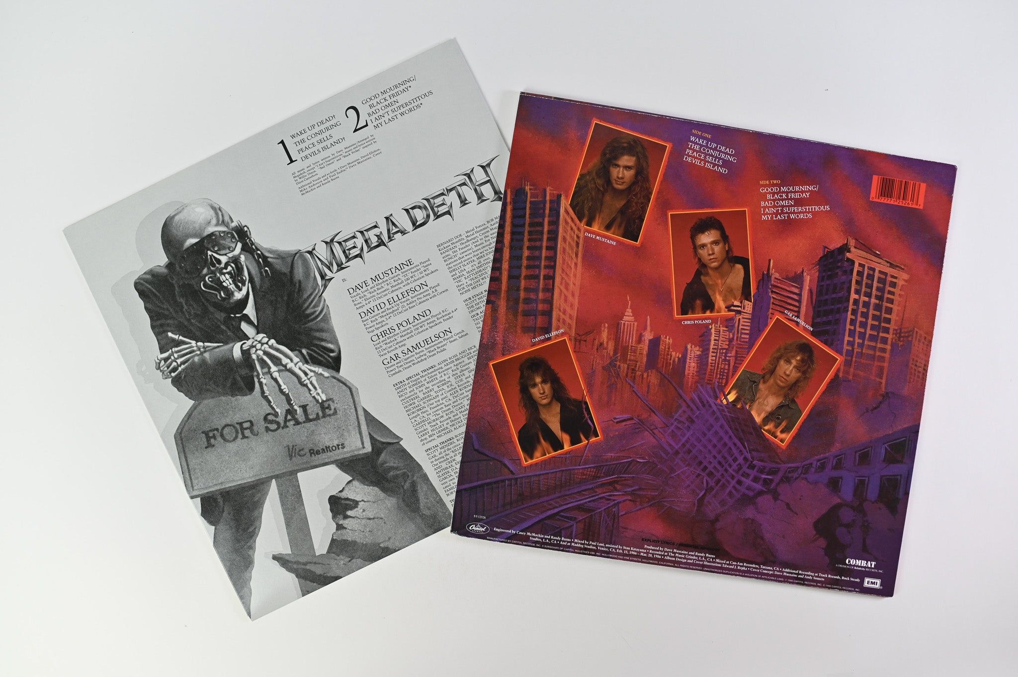 Megadeth - Peace Sells... But Who's Buying? on Capitol 180 Gram Reissue