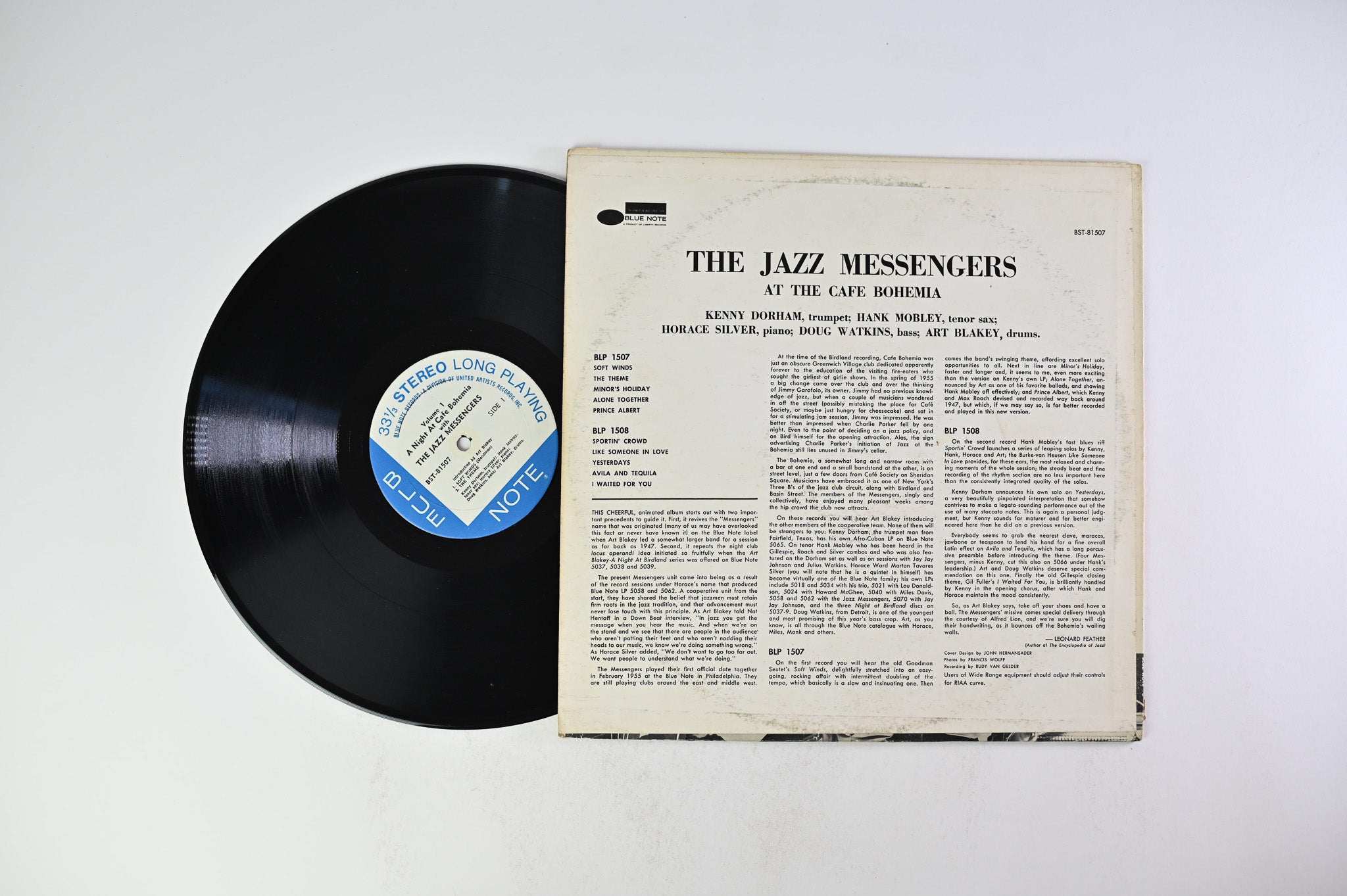 Art Blakey & The Jazz Messengers - At The Cafe Bohemia Volume 1 on Blue Note Reissue