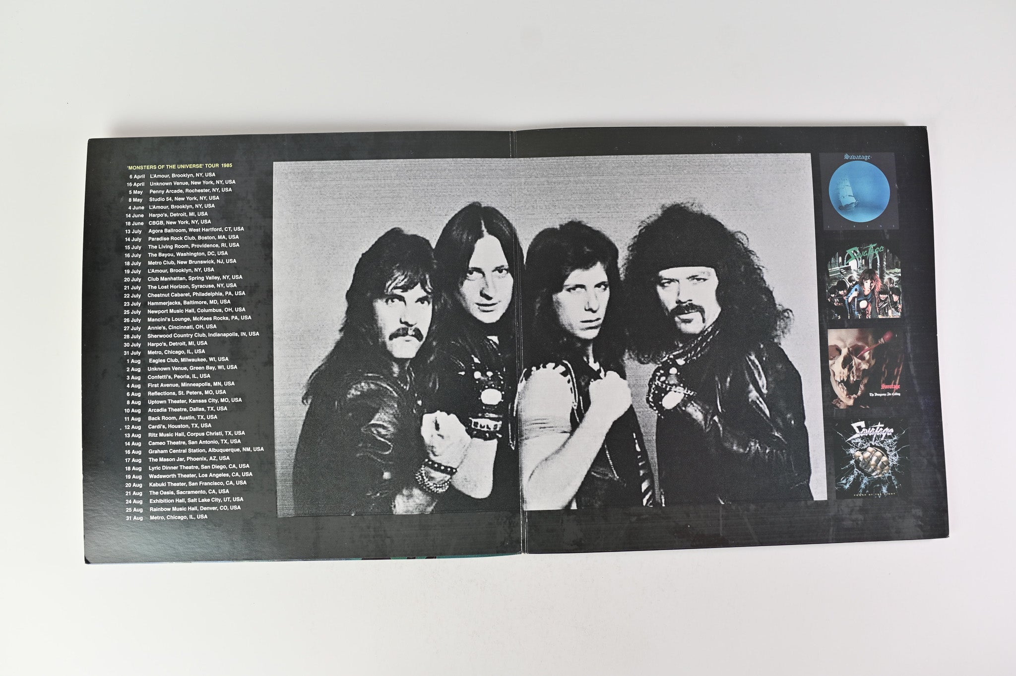 Savatage - Monsters Of The Universe Green Vinyl Unofficial Pressing