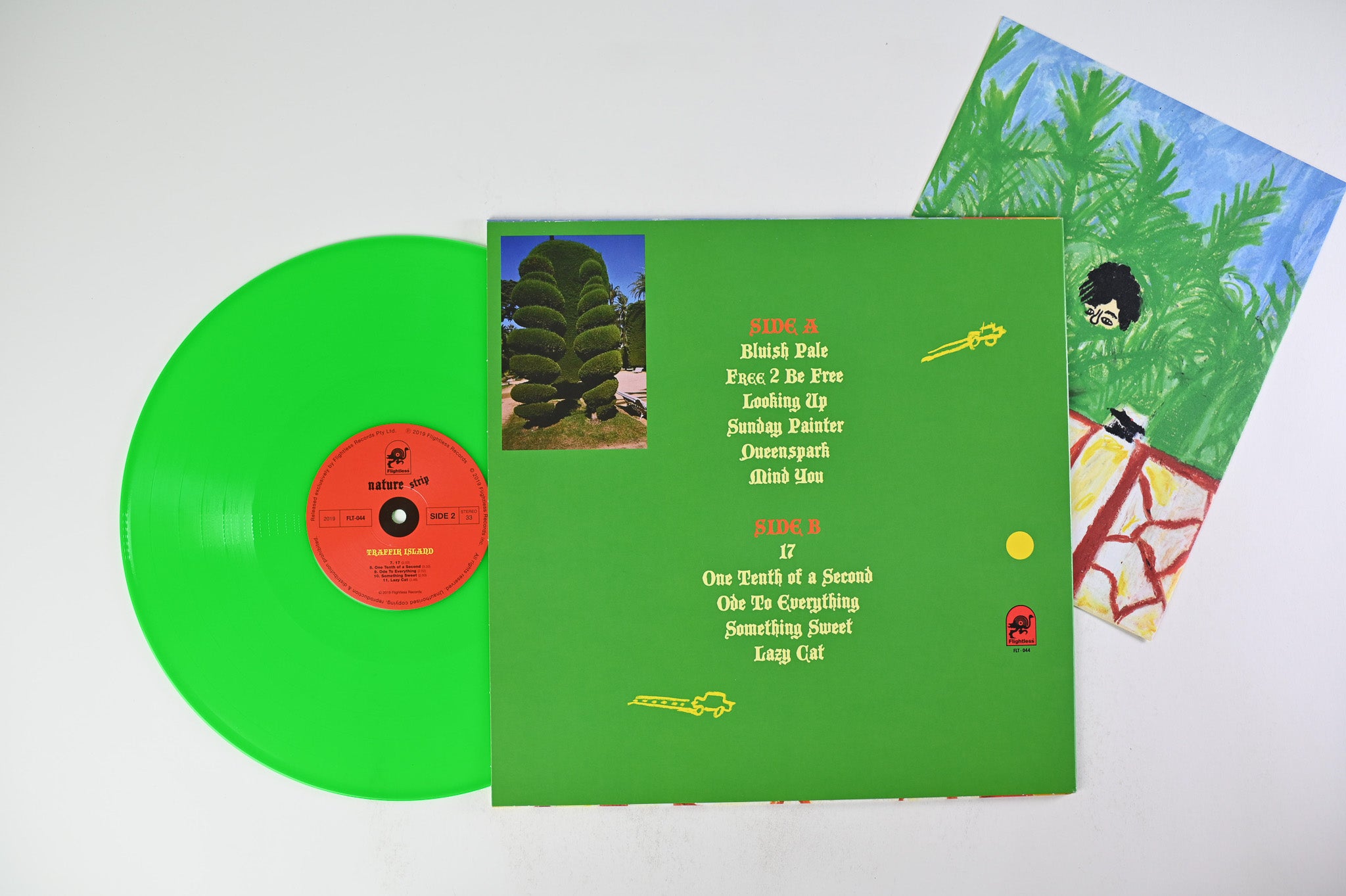 Traffik Island - Nature Strip on Flightless Ltd Green Grass