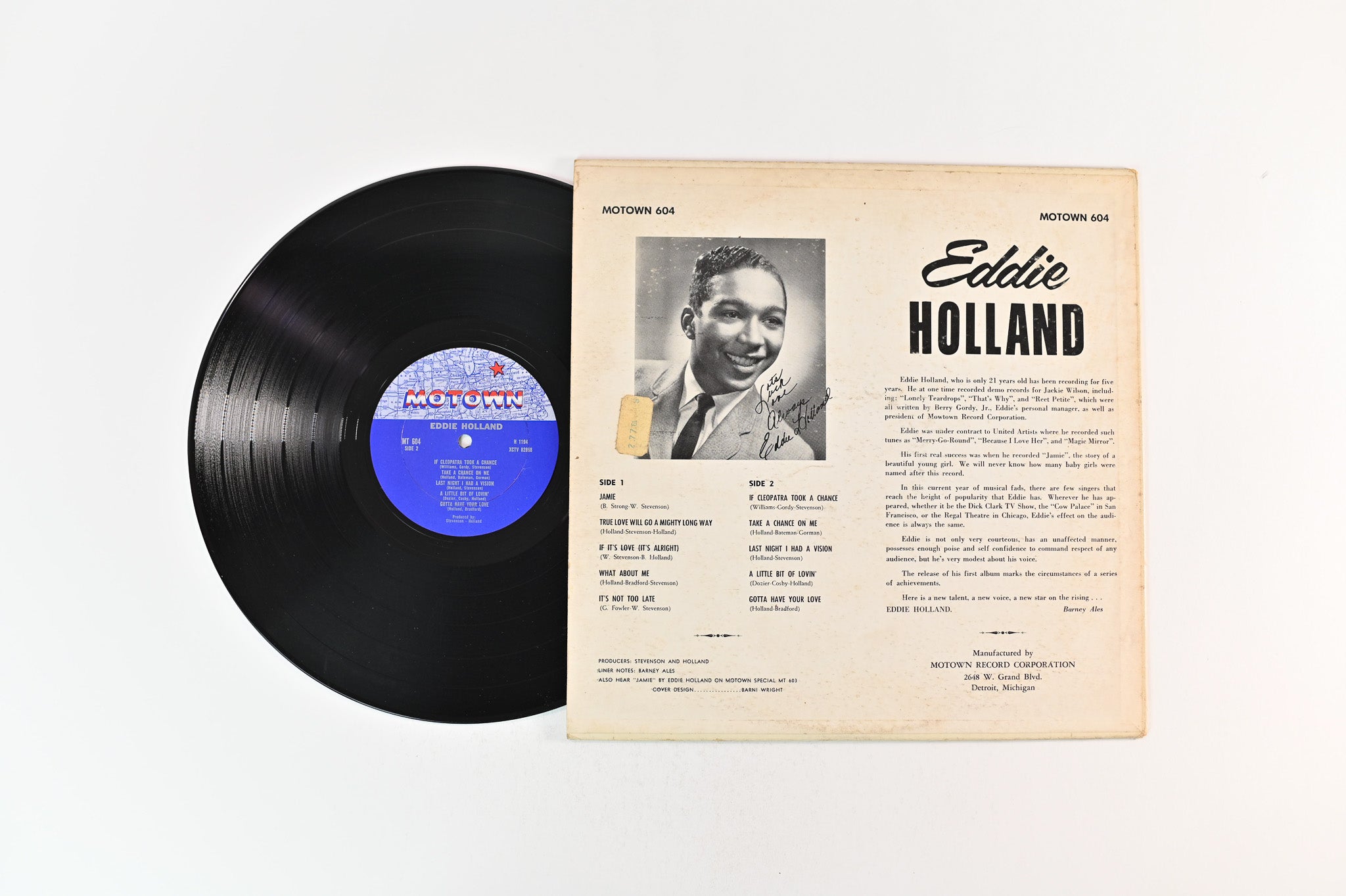 Edward Holland, Jr. - Eddie Holland on Motown Mono