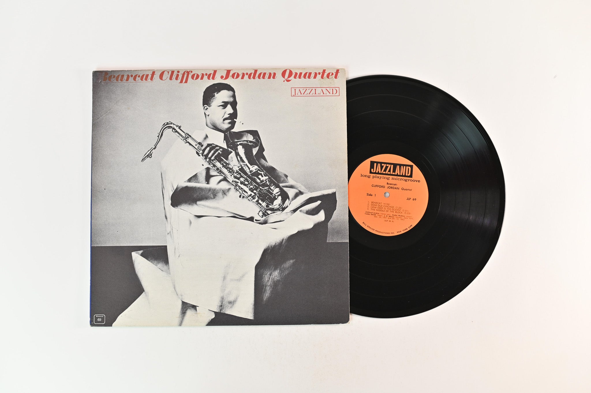 Clifford Jordan Quartet - Bearcat on Jazzland Mono