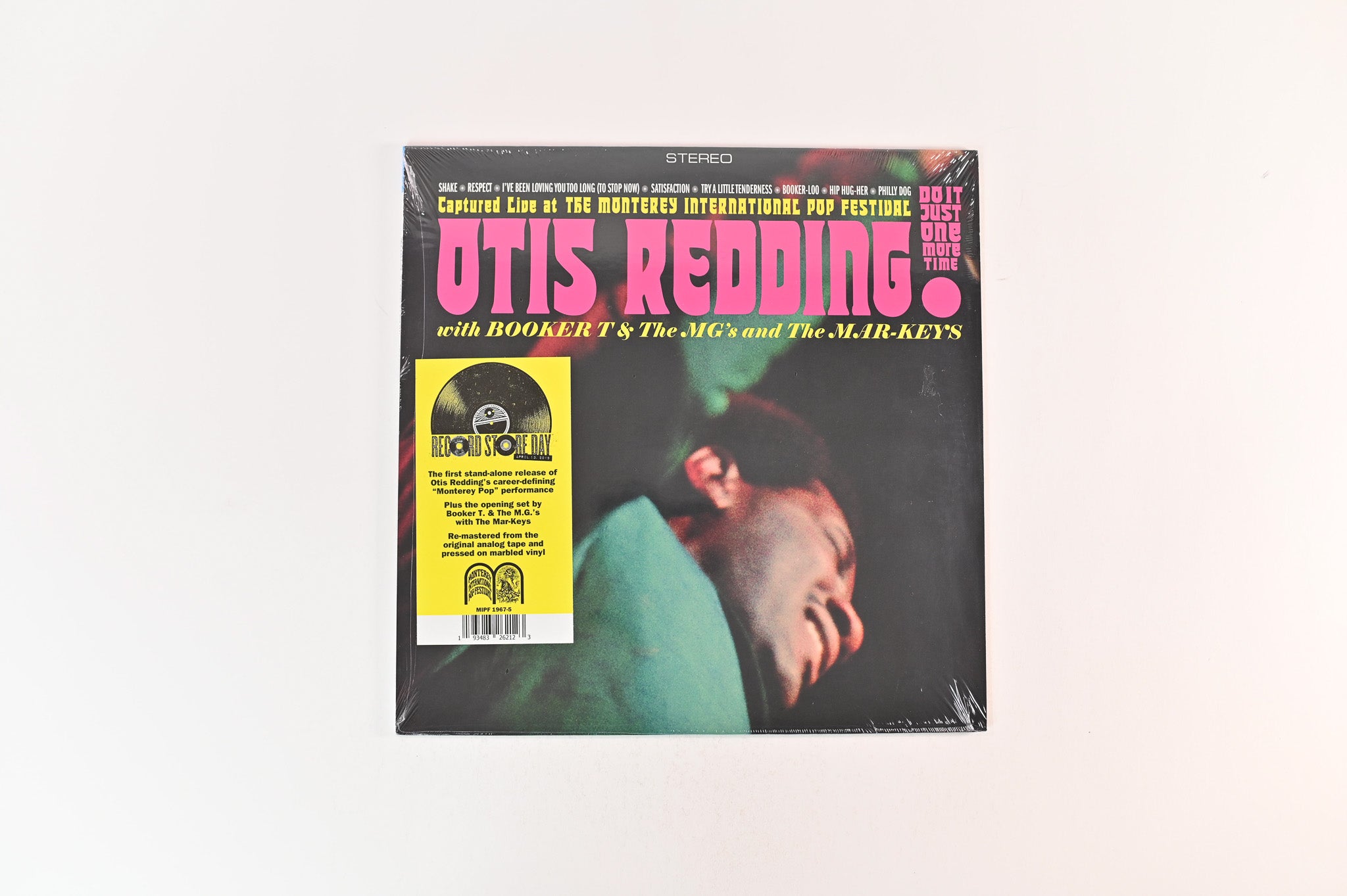 Otis Redding - Captured Live At The Monterey International Pop Festival (Do It Just One More Time!) on MIPFF RSD 2019 Ltd Red & Black Marbled Sealed