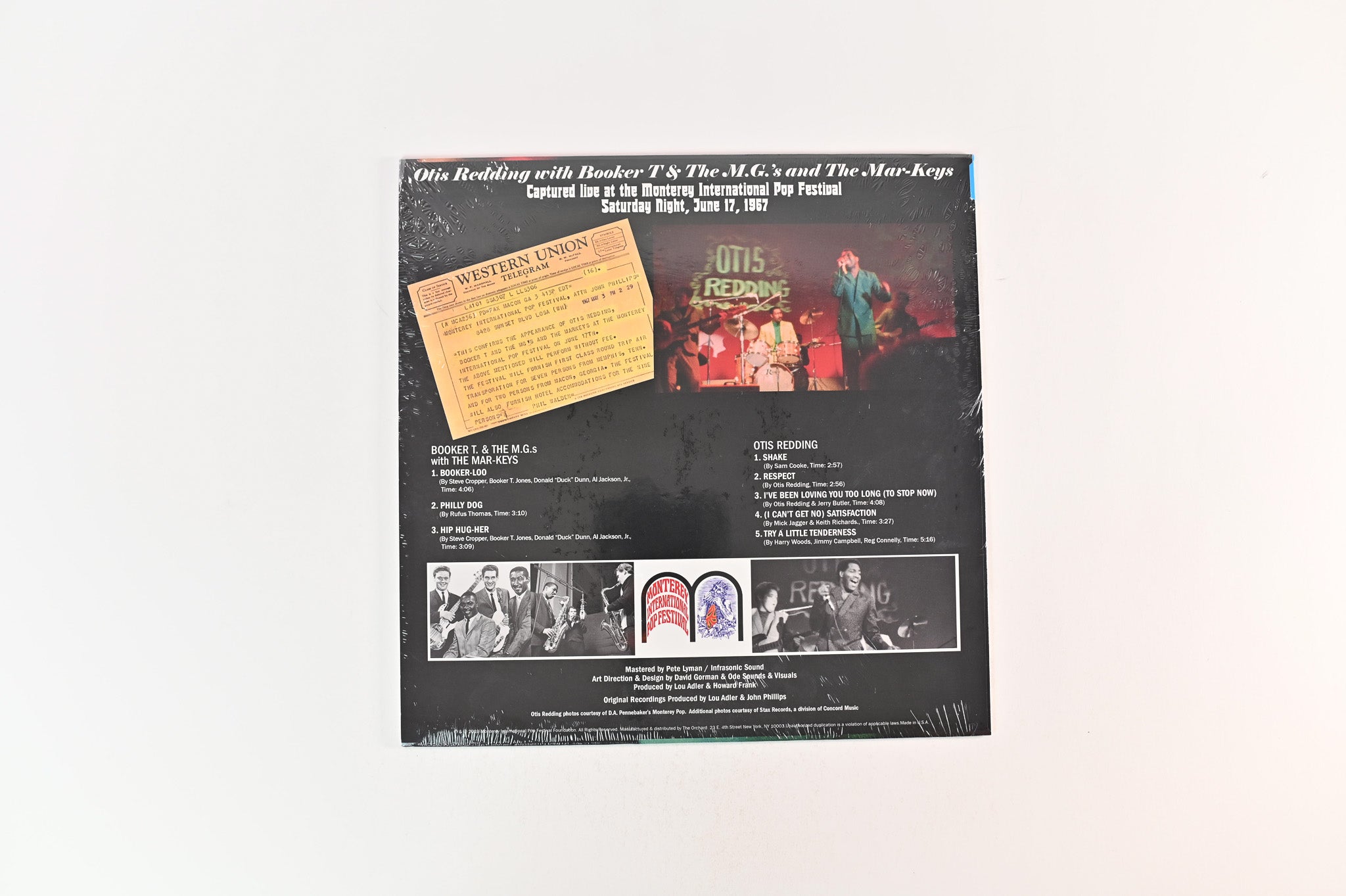 Otis Redding - Captured Live At The Monterey International Pop Festival (Do It Just One More Time!) on MIPFF RSD 2019 Ltd Red & Black Marbled Sealed
