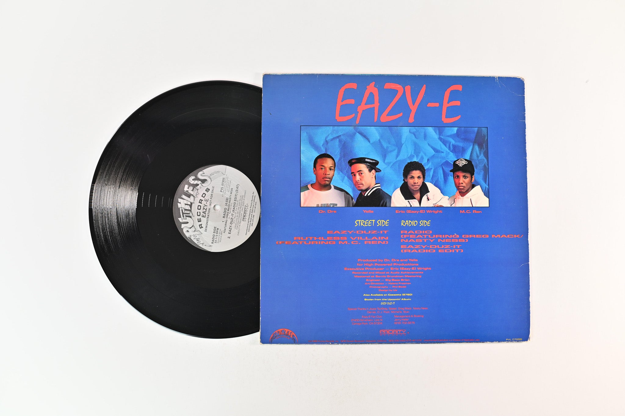 Eazy-E - Eazy-Duz-It / Ruthless Villain / Radio on Ruthless Promo 12" Single