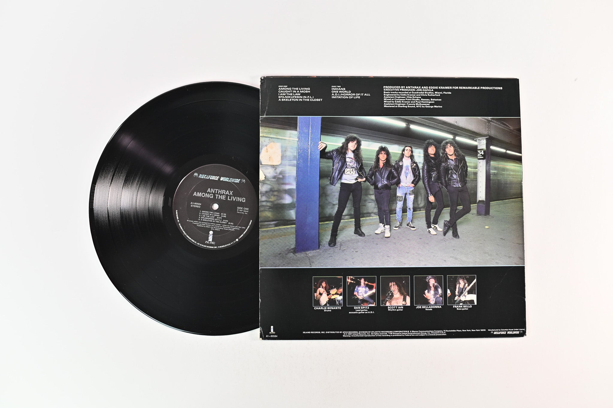 Anthrax - Among The Living on Megaforce Worldwide