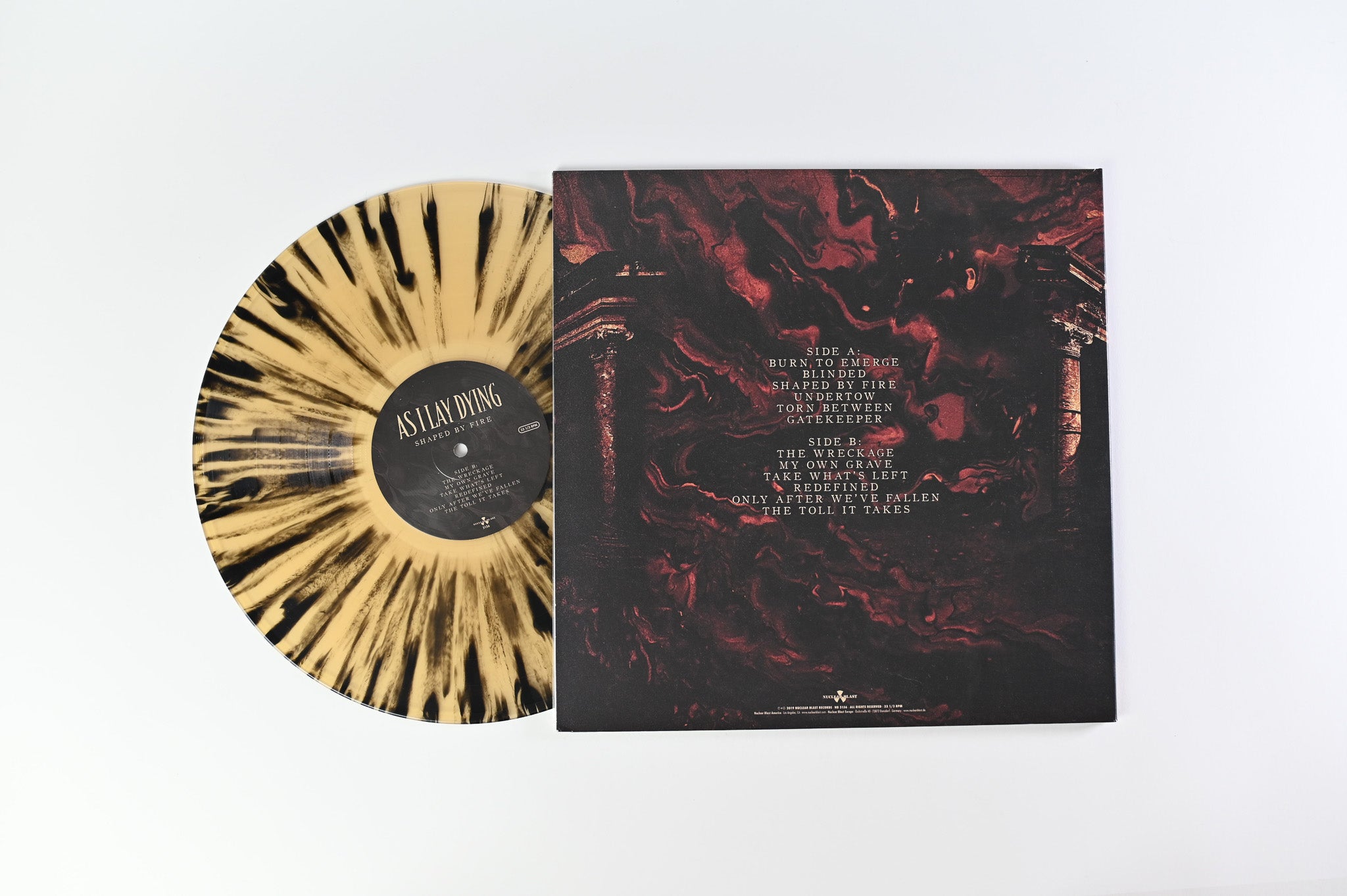 As I Lay Dying - Shaped By Fire on Nuclear Blast Beer w/Black Splatter