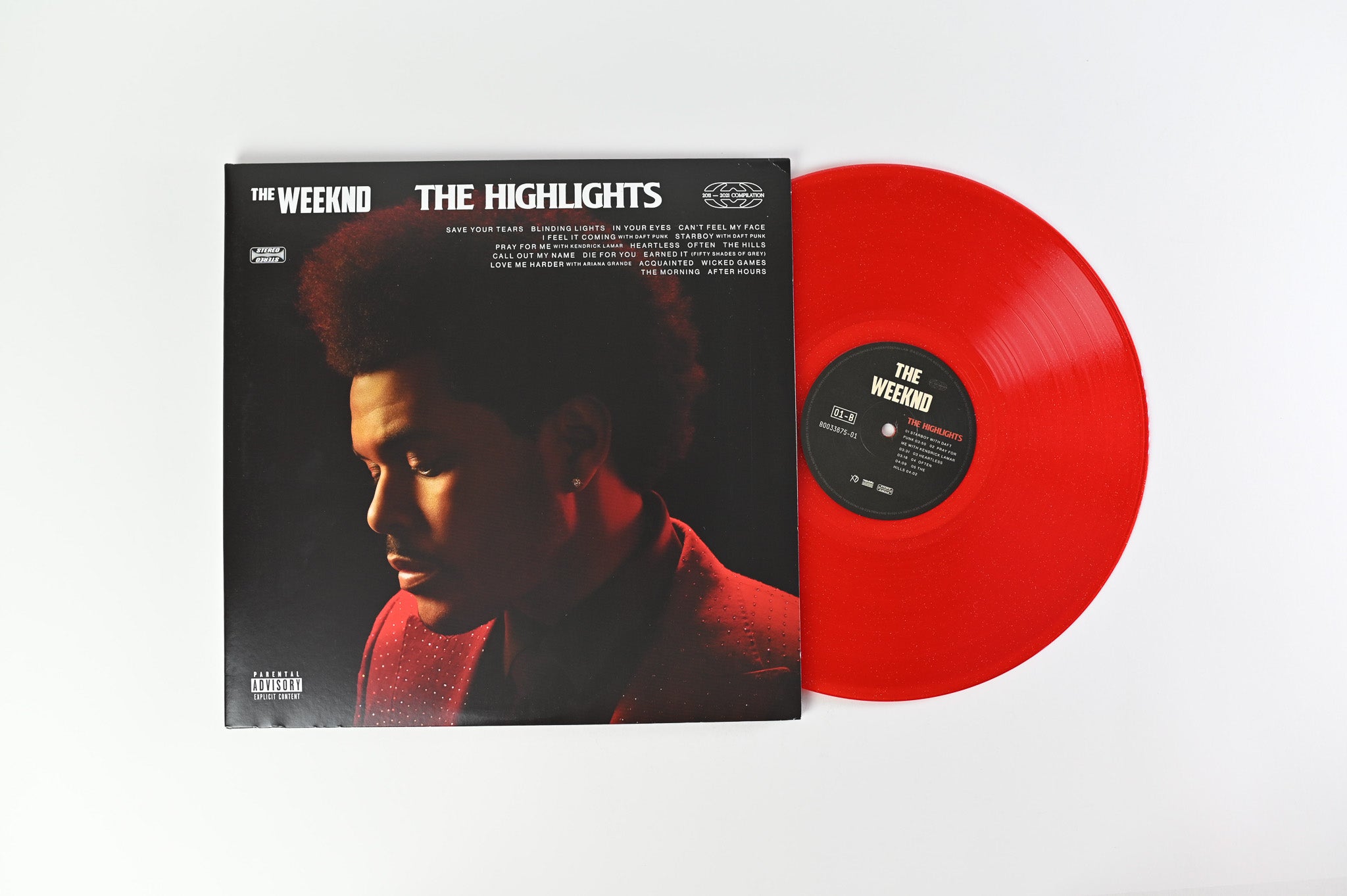 The Weeknd - The Highlights on XO/Republic Records Red Sparkle Vinyl