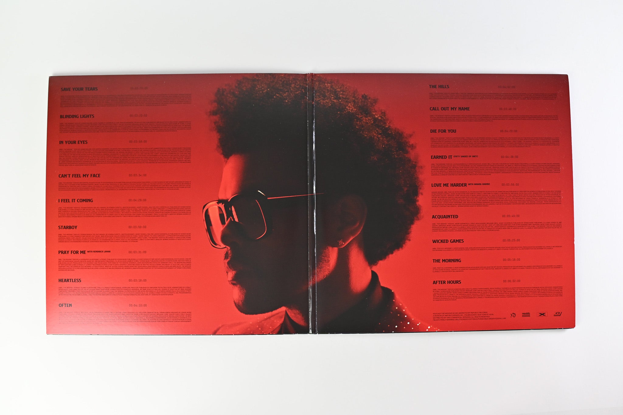 The Weeknd - The Highlights on XO/Republic Records Red Sparkle Vinyl