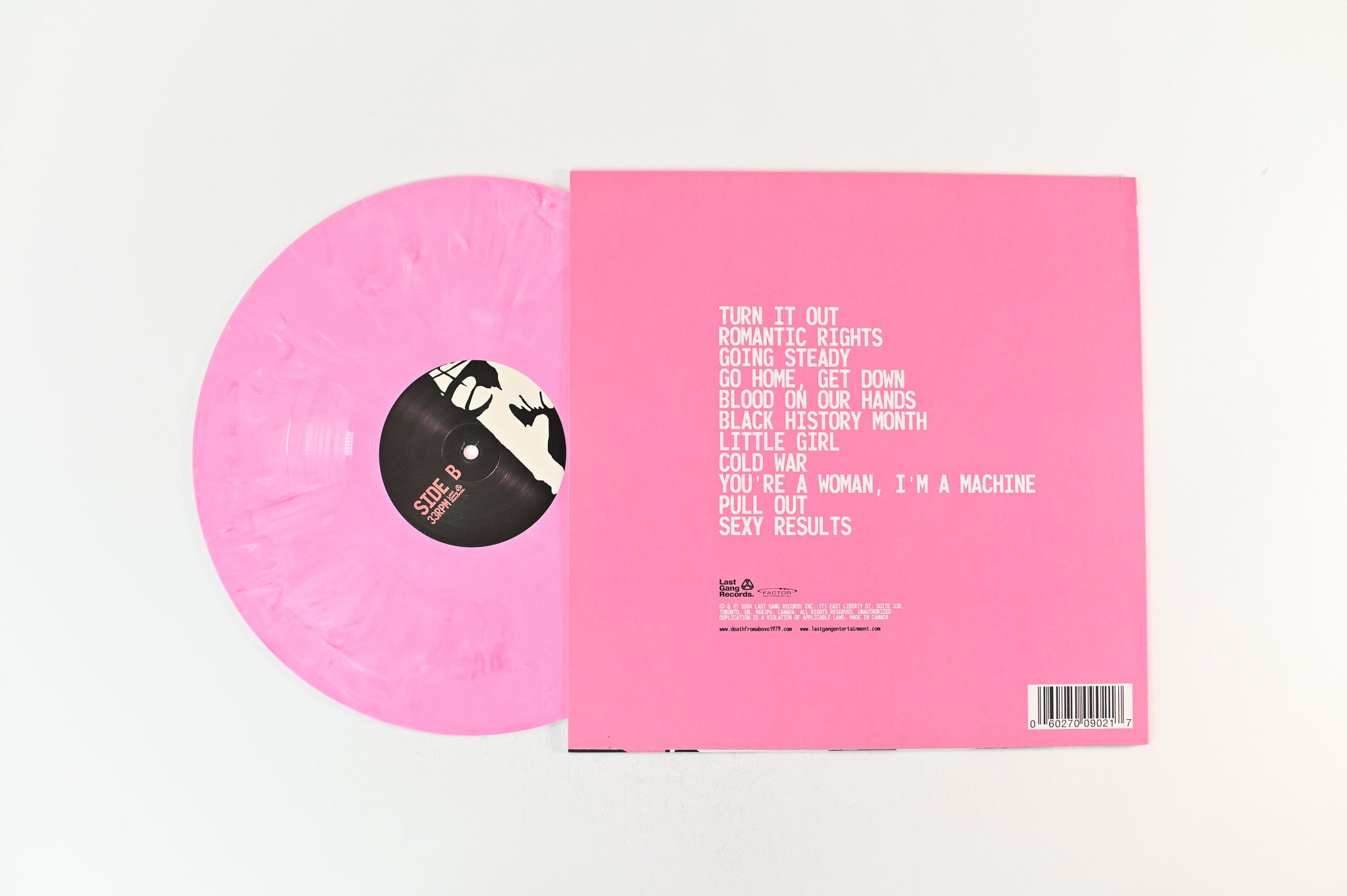 Death From Above 1979 - You're A Woman, I'm A Machine on Last Gang Ltd Pink Marble Reissue