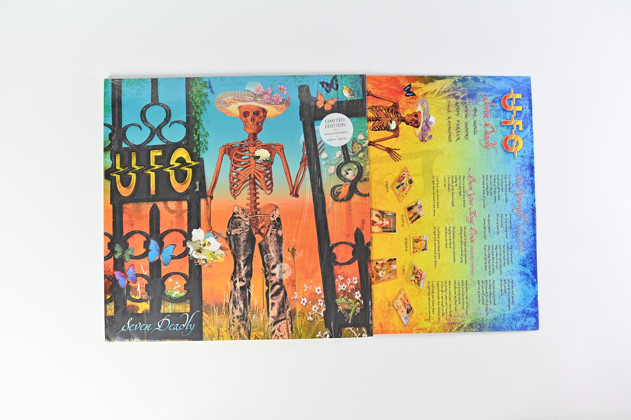 UFO - Seven Deadly on Steamhammer Orange Vinyl