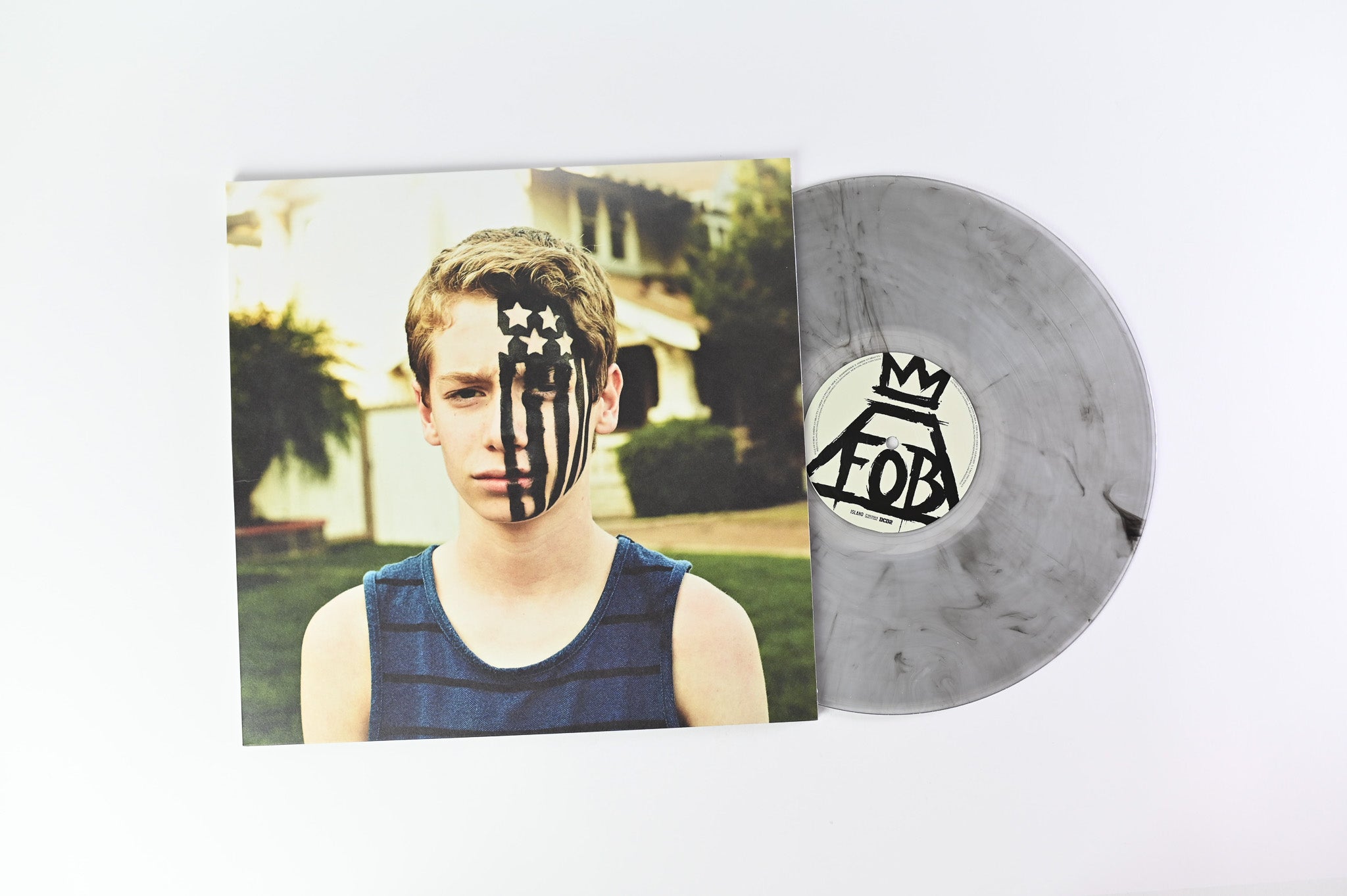 Fall Out Boy - American Beauty / American Psycho Reissue Clear w/Black Splatter Swirl Vinyl on Island Records