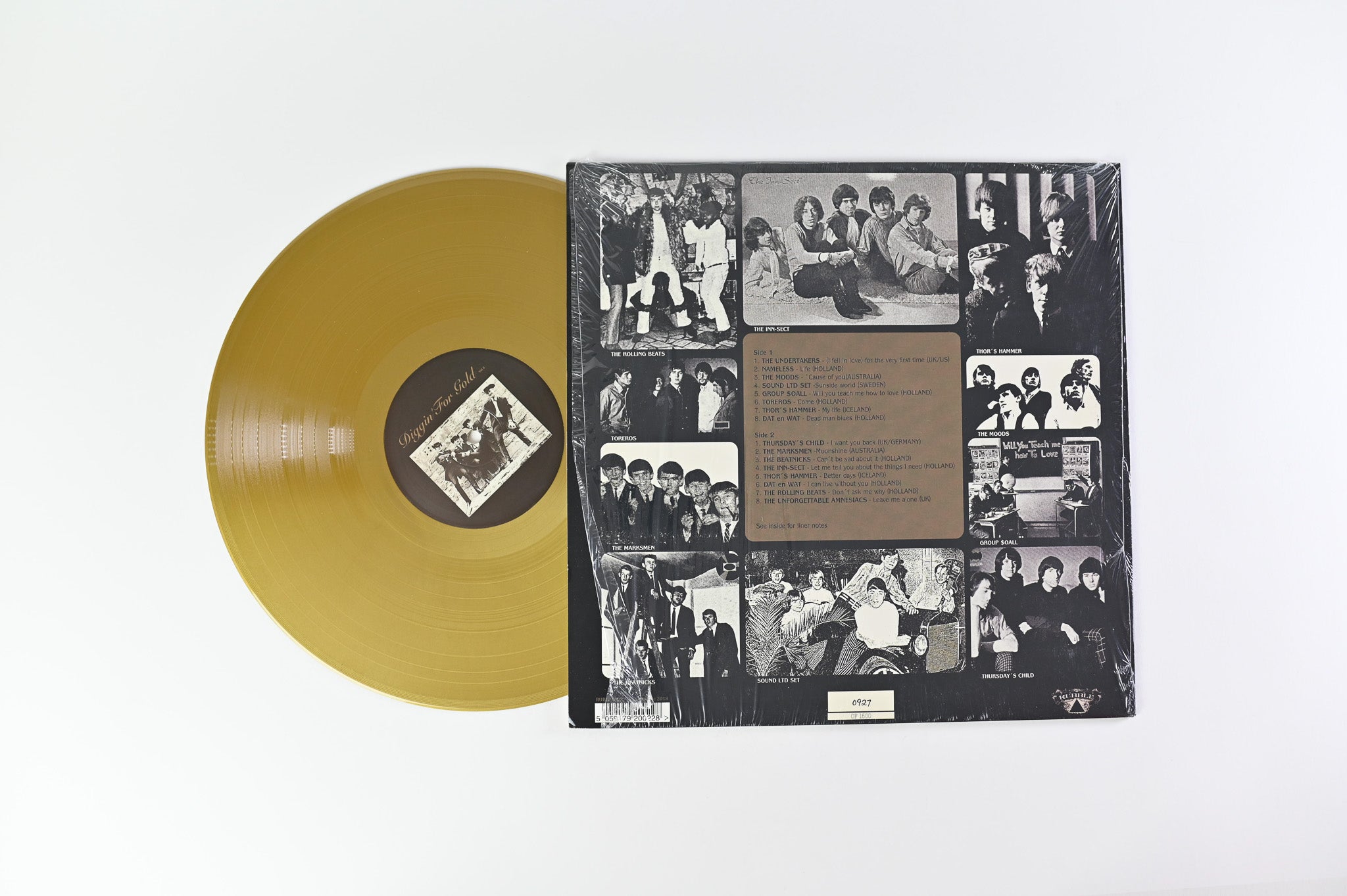 Various - Diggin' For Gold Vol. 2 on Rubble - Gold Vinyl