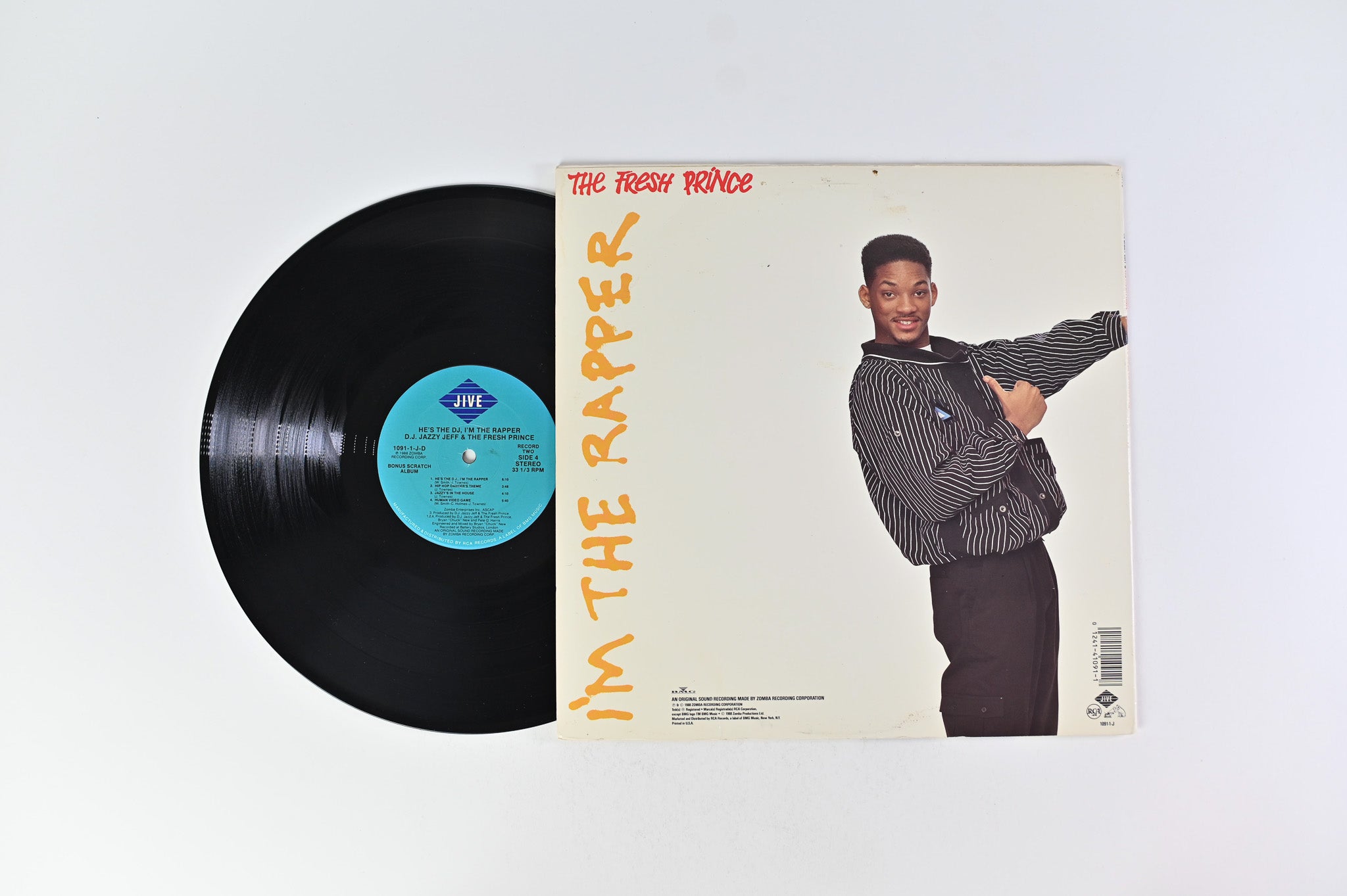 DJ Jazzy Jeff & The Fresh Prince - He's The DJ, I'm The Rapper on Jive