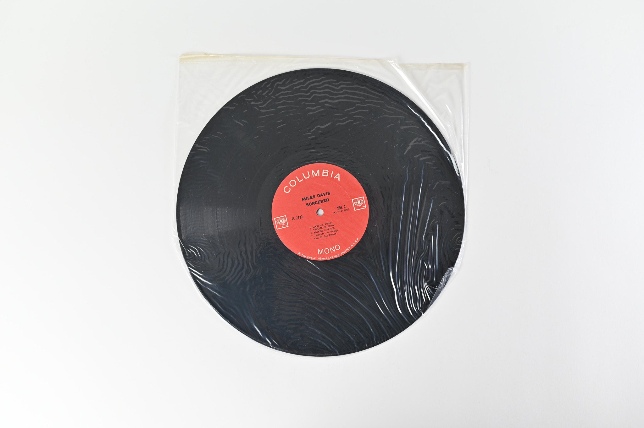 Miles Davis - Sorcerer on Columbia Mono 2 Eye Sealed in Inner Poly Sleeve