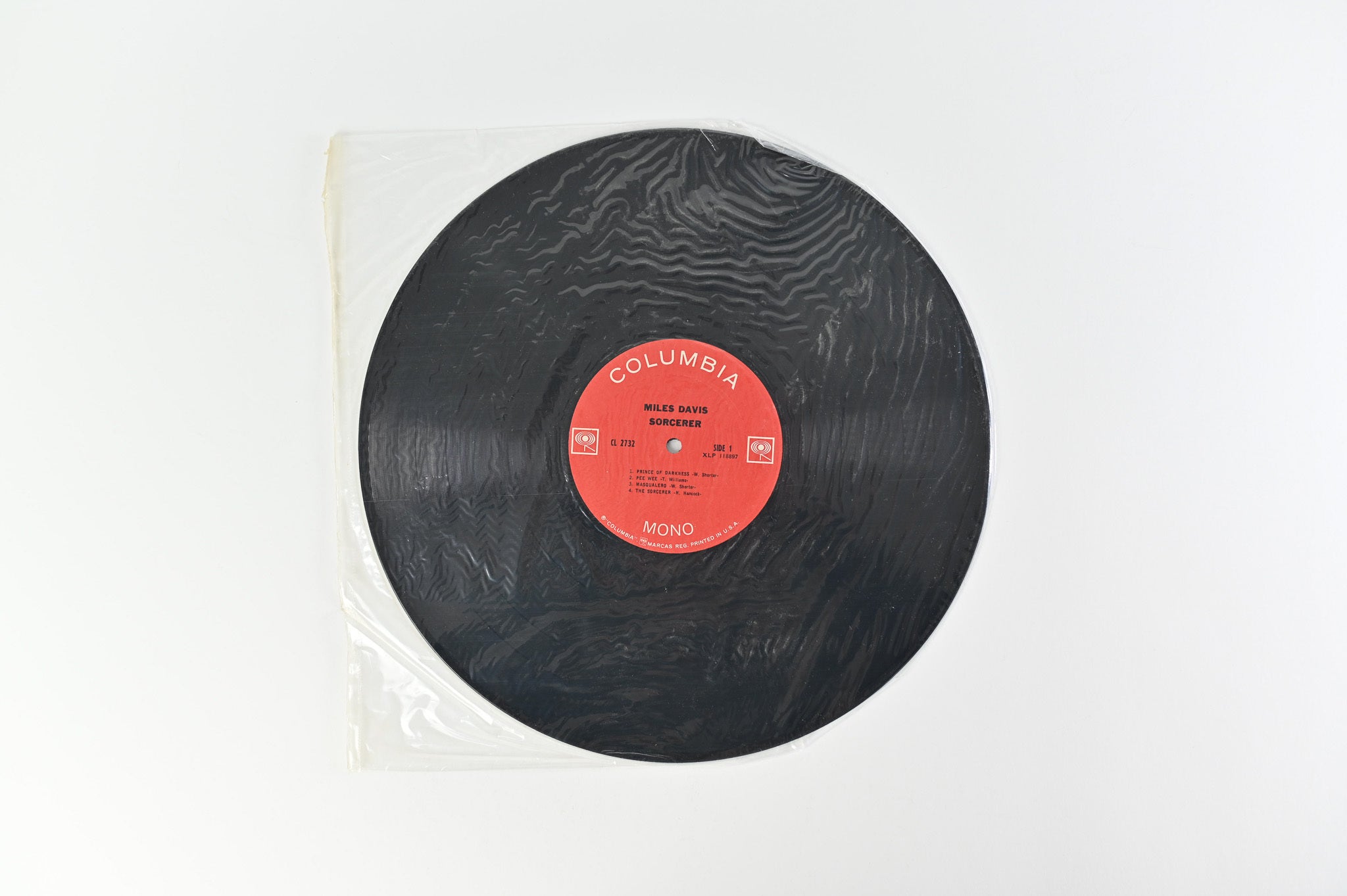 Miles Davis - Sorcerer on Columbia Mono 2 Eye Sealed in Inner Poly Sleeve