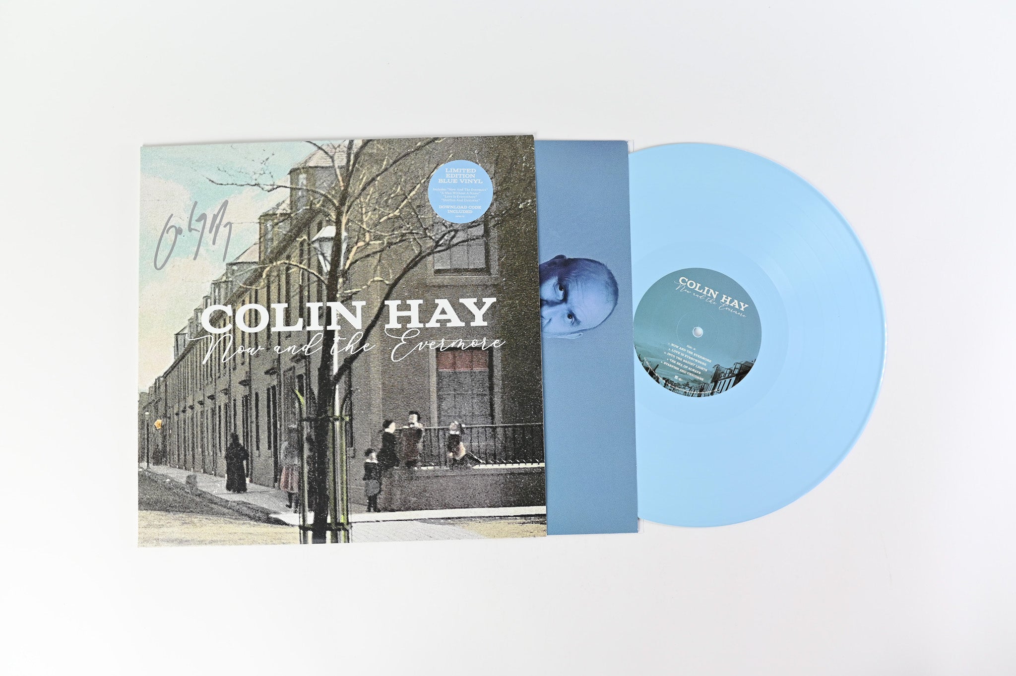 Colin Hay - Now And The Evermore on Compass Records - Blue Vinyl