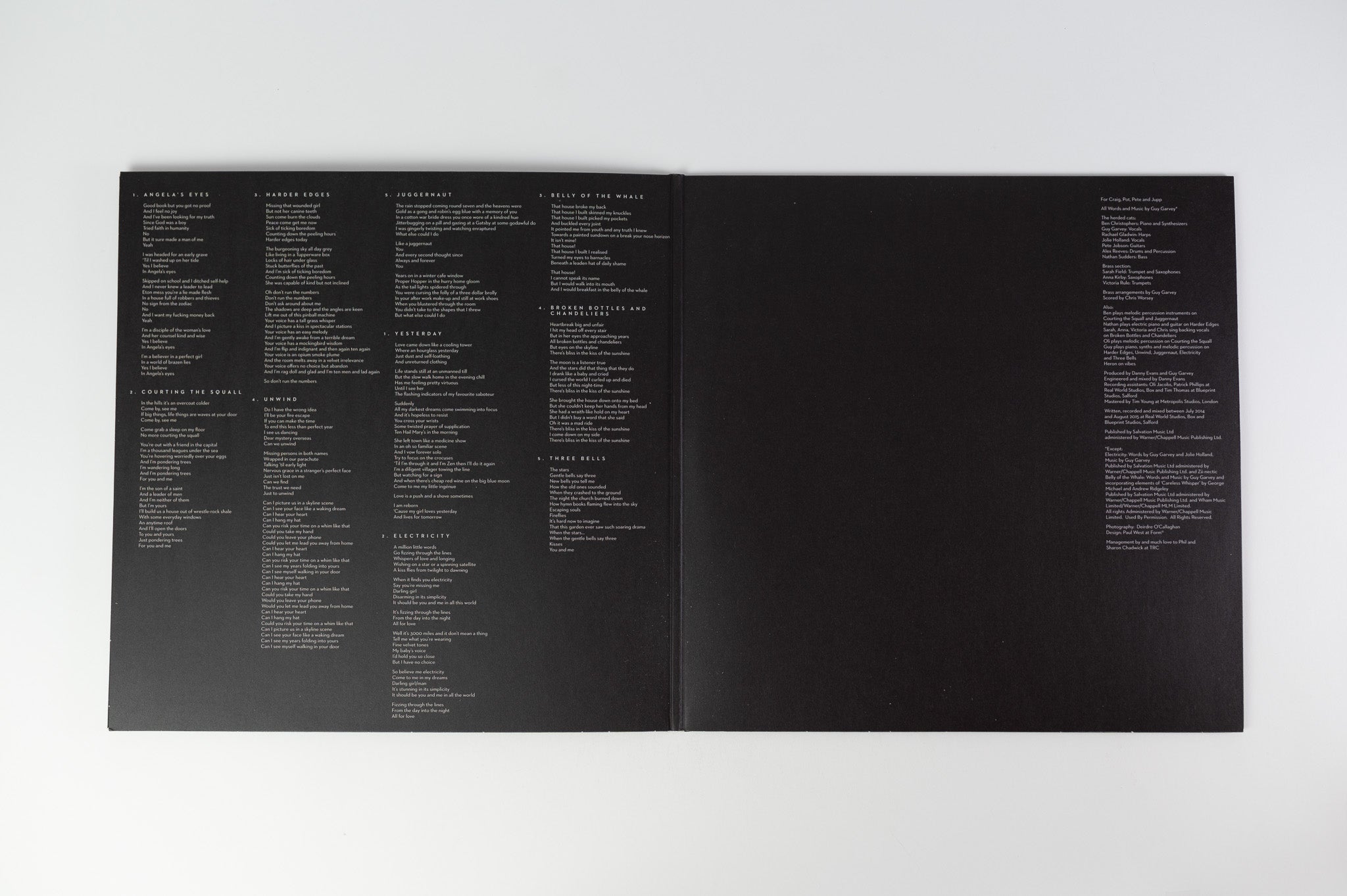 Guy Garvey - Courting The Squall on Polydor / Fiction Records