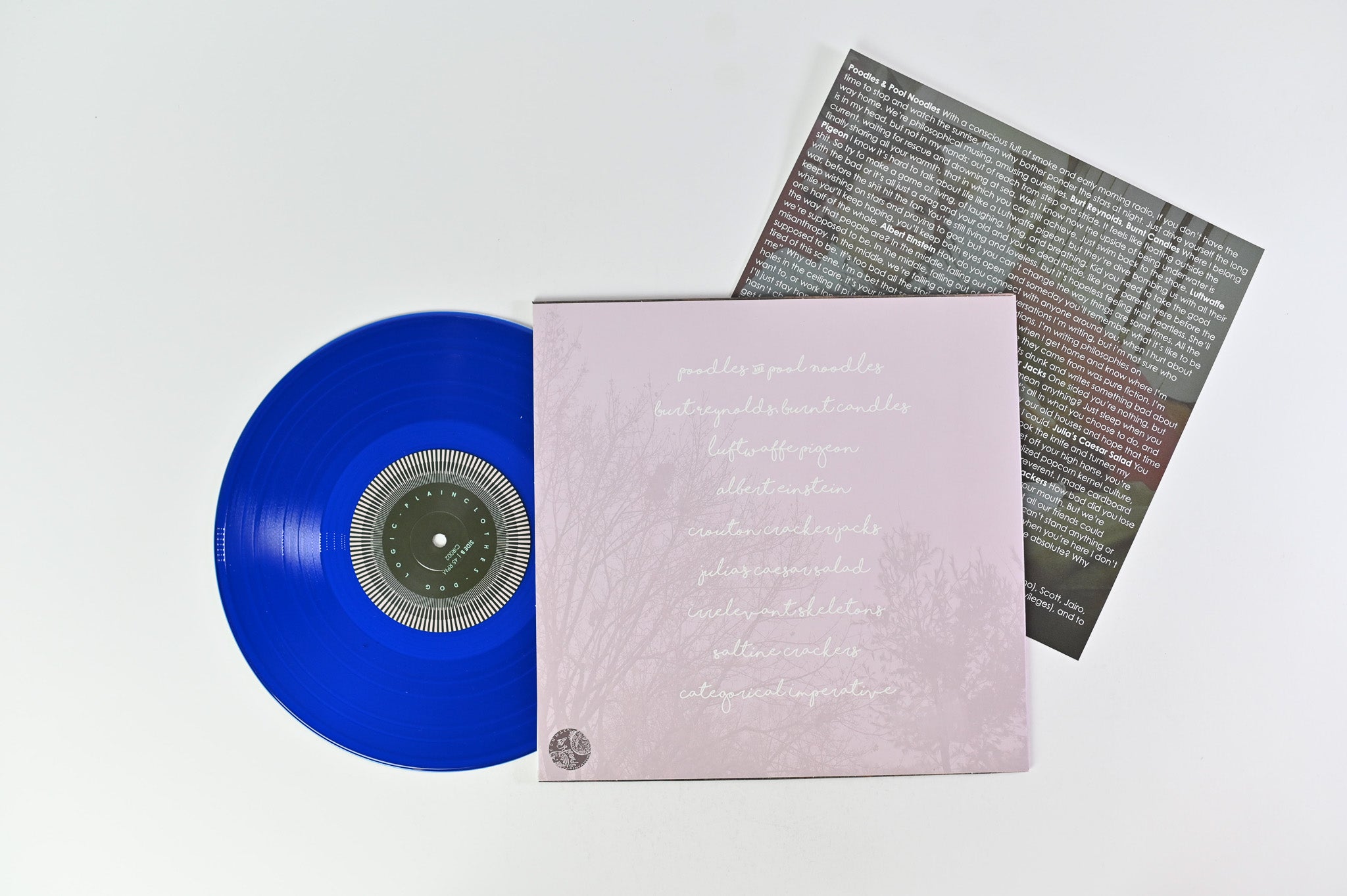 Plainclothes - Dog Logic on Counter Intuitive Records - 10" Blue Vinyl