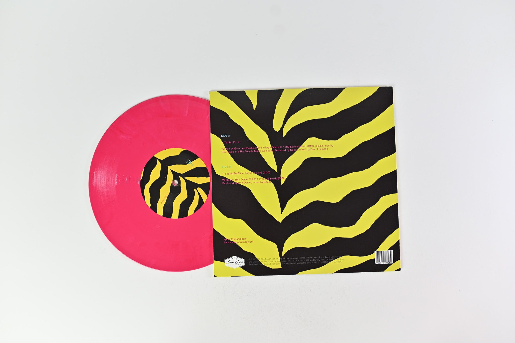 Spoon - TV Set on Loma Vista - Pink 10" Vinyl