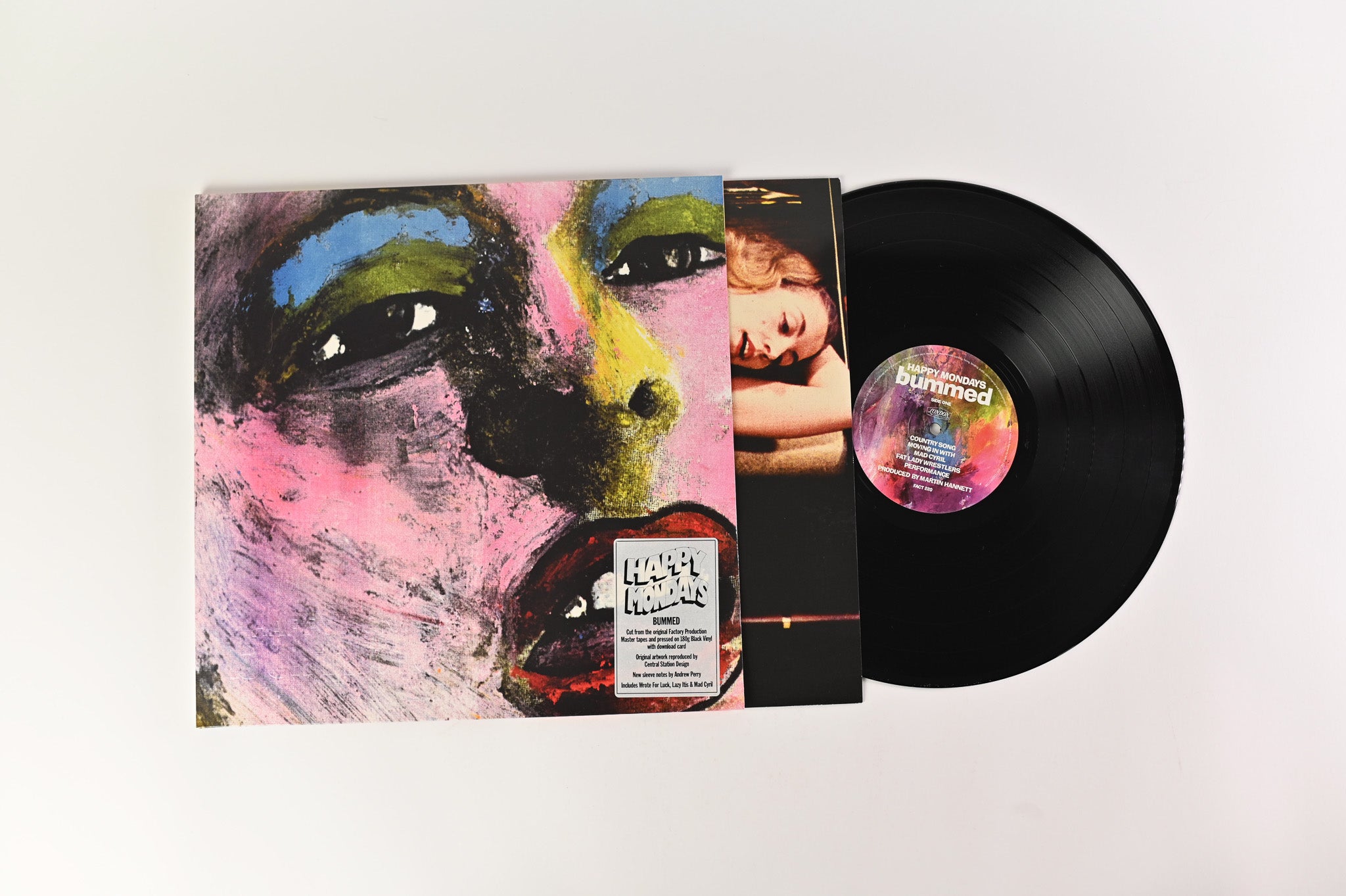【UKオリジナル】Happy Mondays Bummed LPレコード Happy Mondays - Bummed on London Records