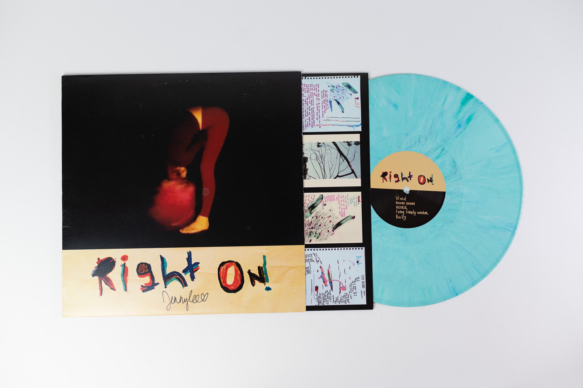 Jennylee - Right On! on Rough Trade - Blue Splatter Vinyl