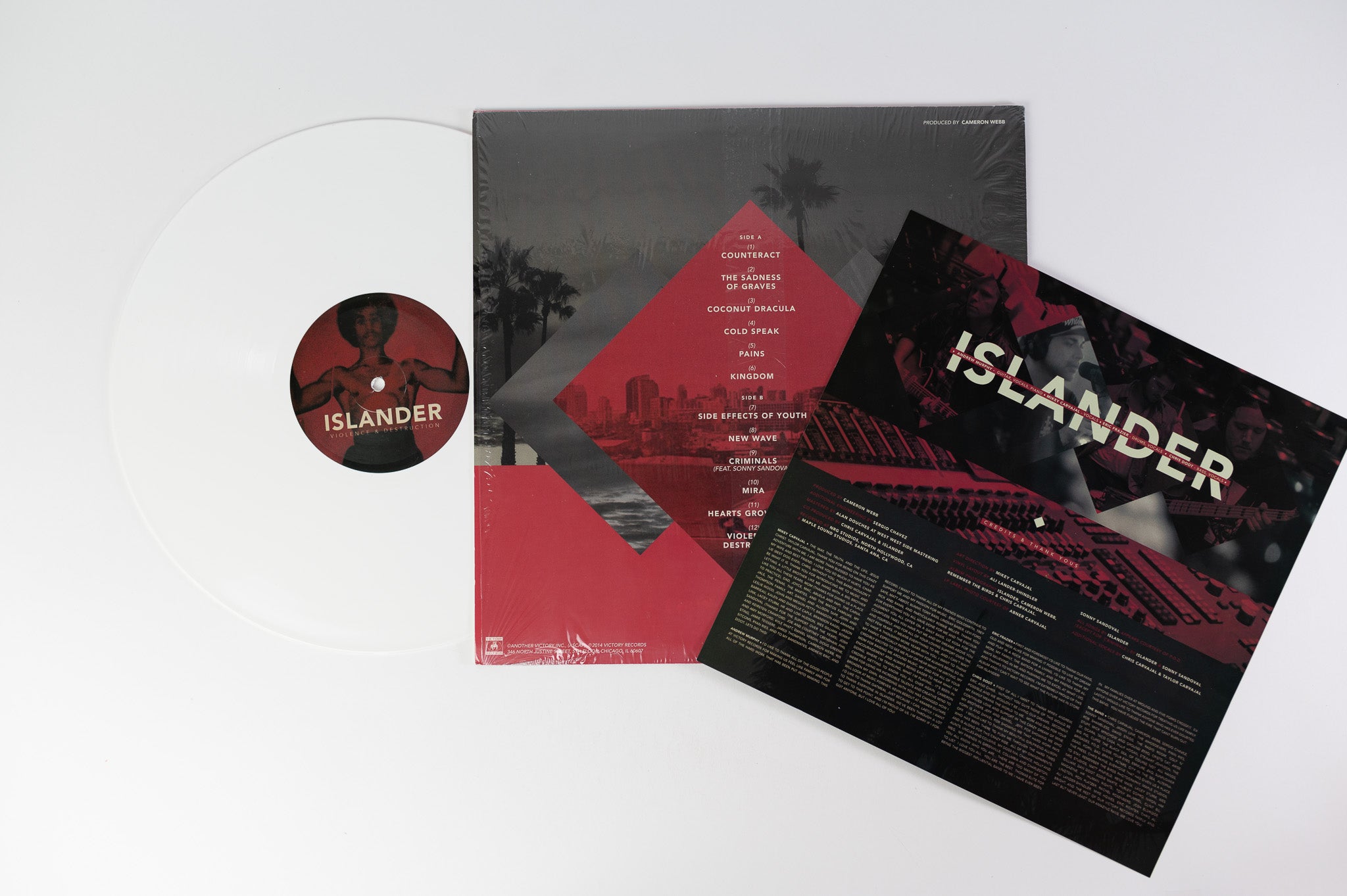 Islander - Violence Destruction on Victory Records - White Vinyl