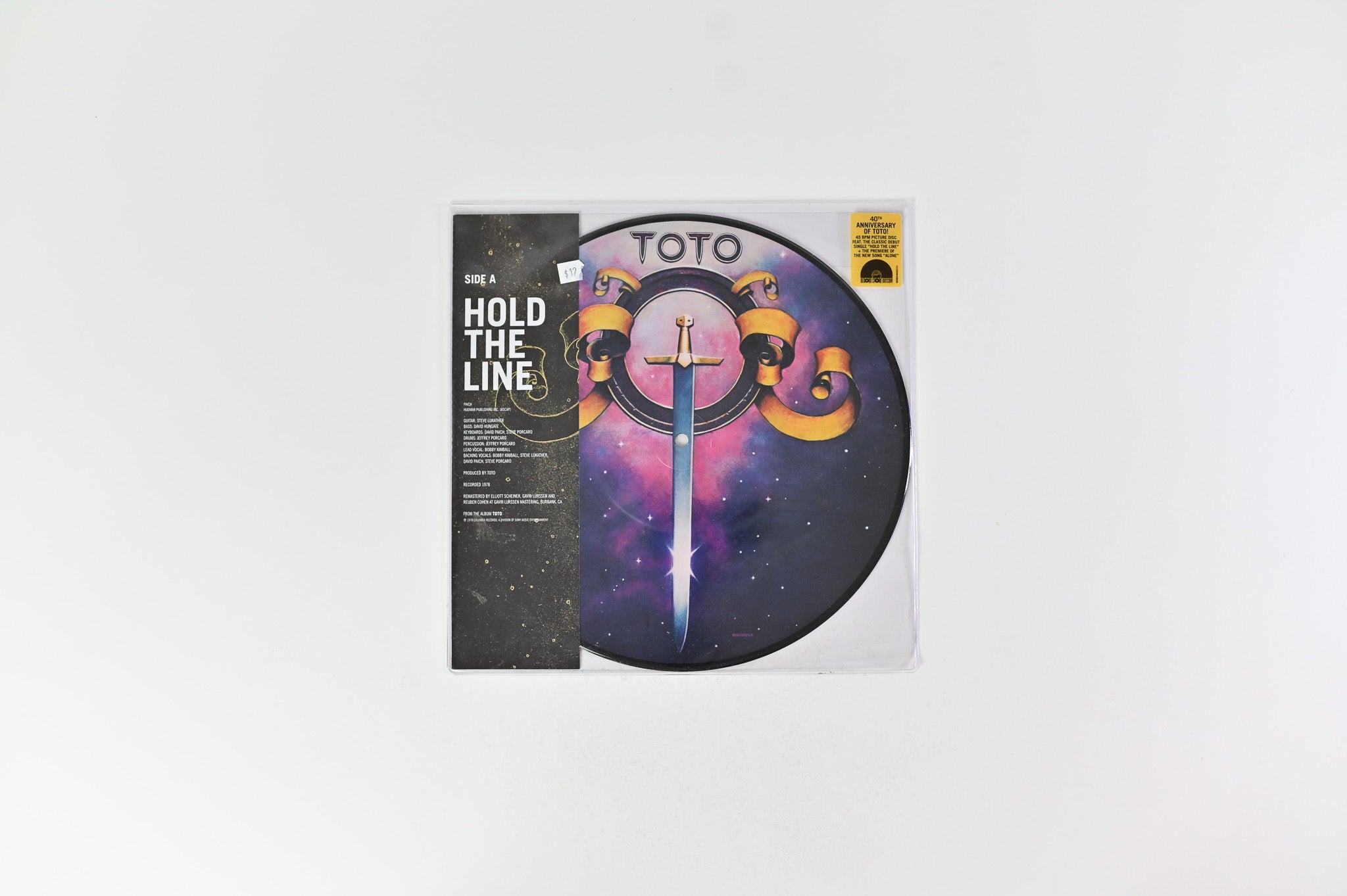 Toto - Hold The Line / Alone on Columbia / Legacy - 10" Picture Disc RSD 2017