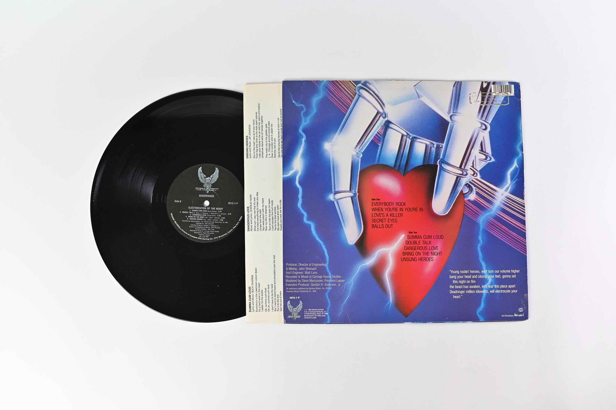 Deadringer - Electrocution Of The Heart on Grudge Records