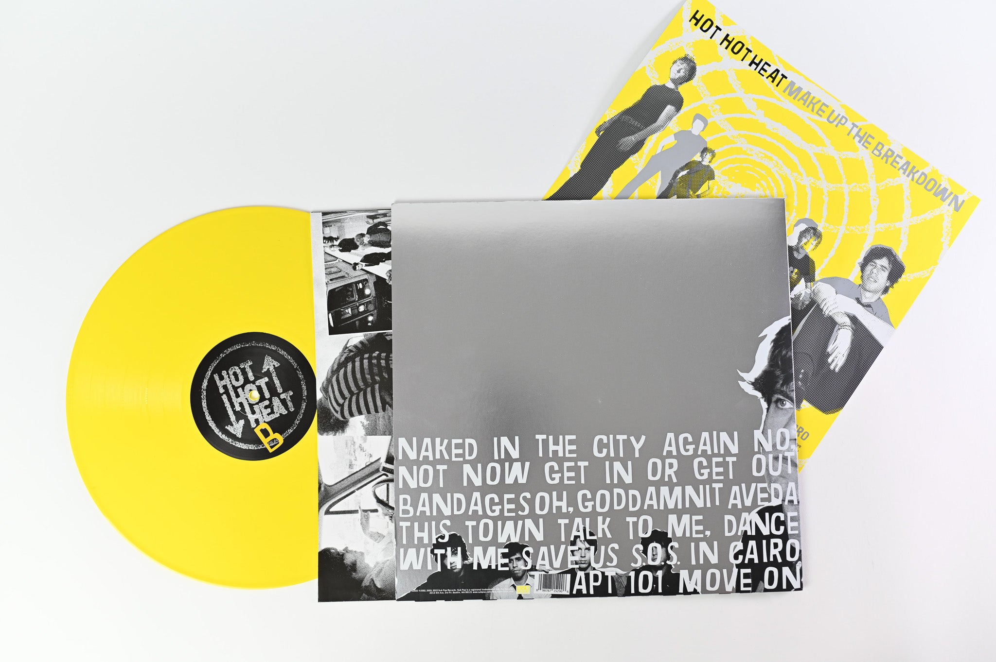Hot Hot Heat - Make Up The Breakdown on Sub Pop - Yellow Vinyl