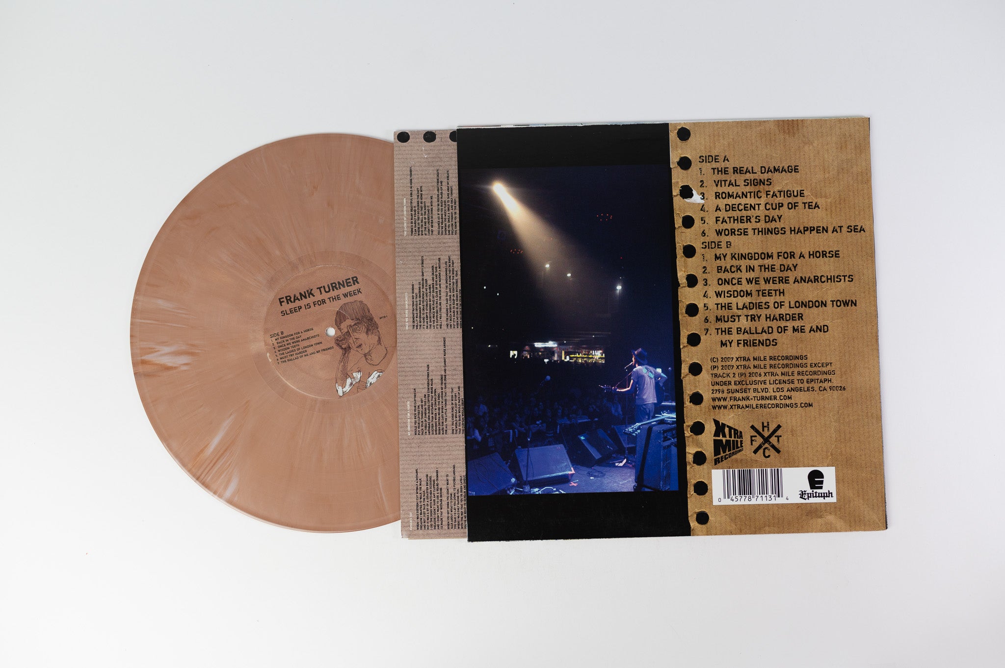 Frank Turner - Sleep Is For The Week on Epitaph Brown Vinyl