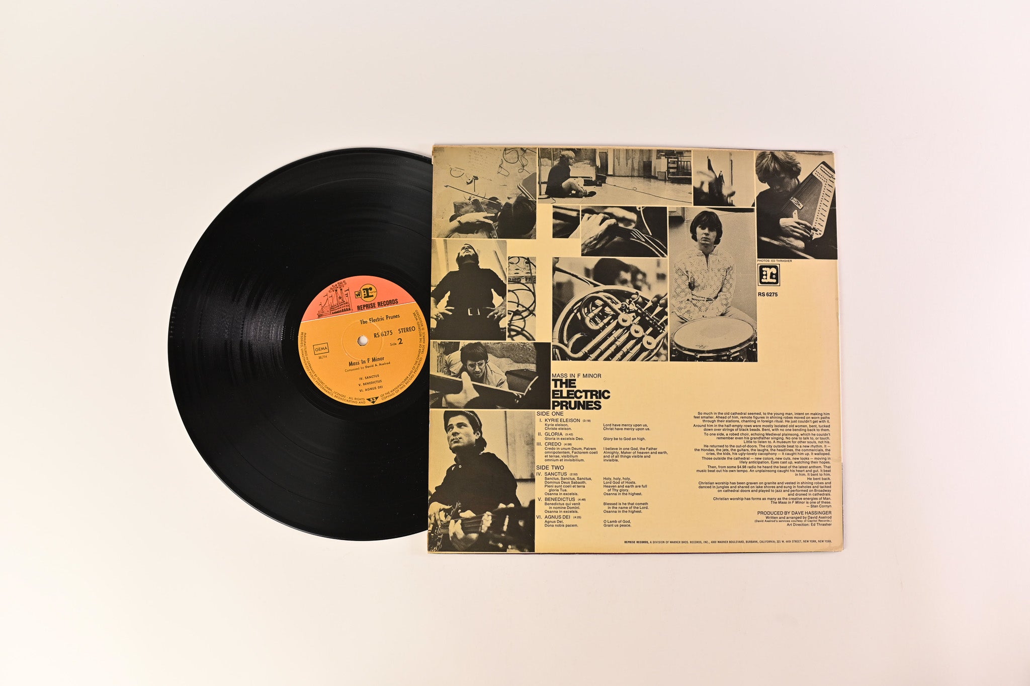 The Electric Prunes - Mass In F Minor on Reprise Records German pressing