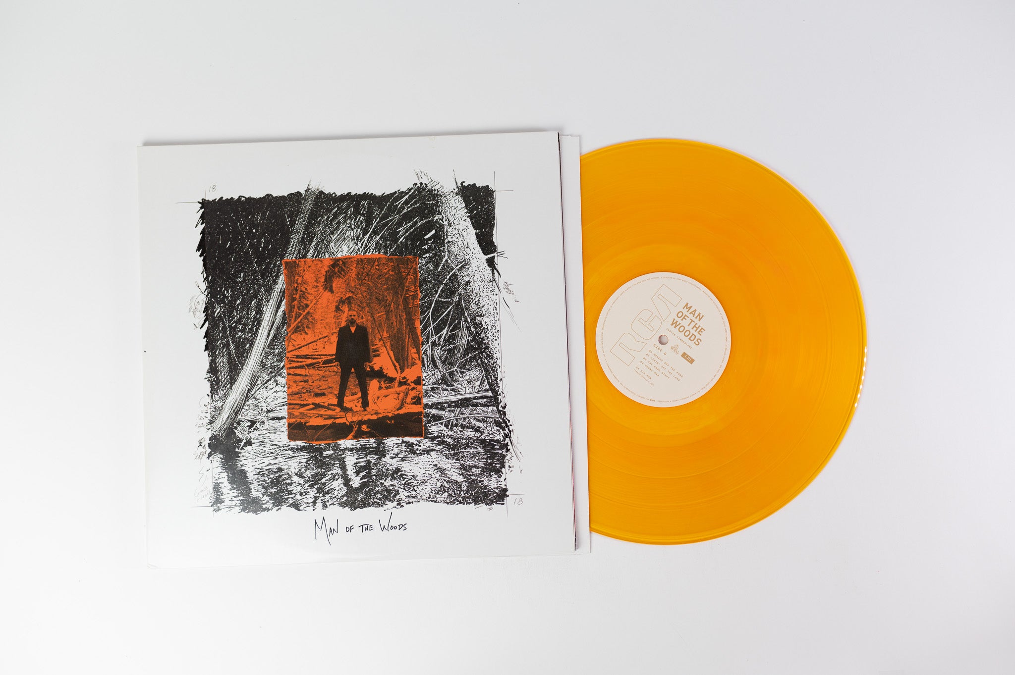 Justin Timberlake - Man Of The Woods on RCA Orange Translucent Vinyl